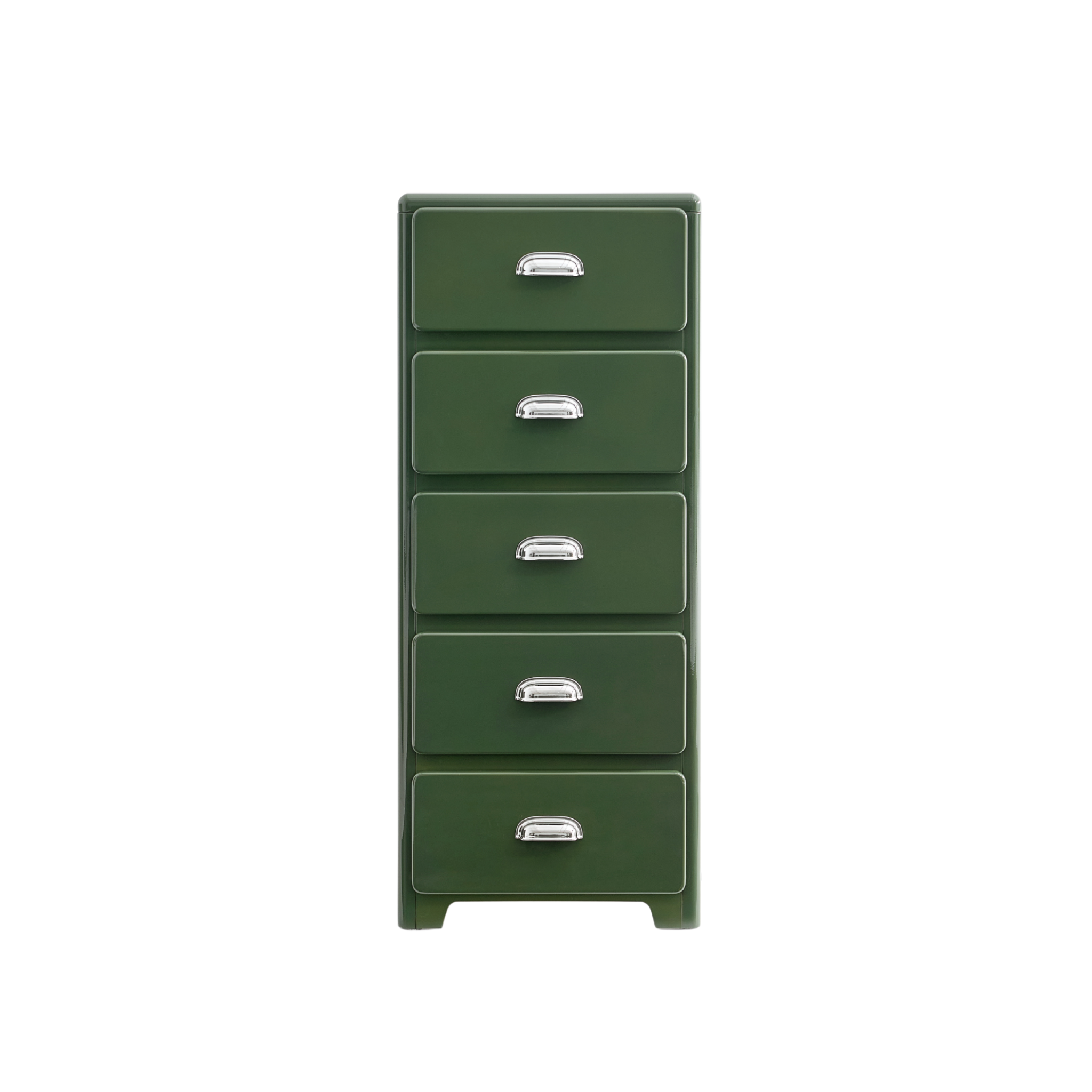 Linspire Willow Narrow Chest of 5 Drawers, Green