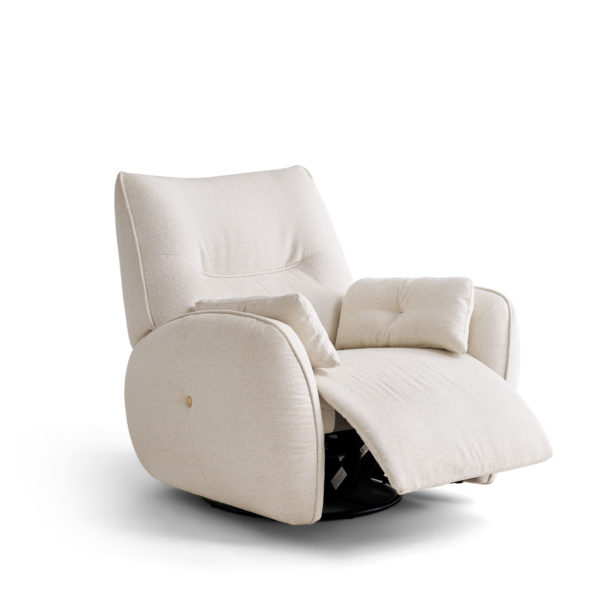 Linspire Nest Recliner Chair, Chenille, Off-White