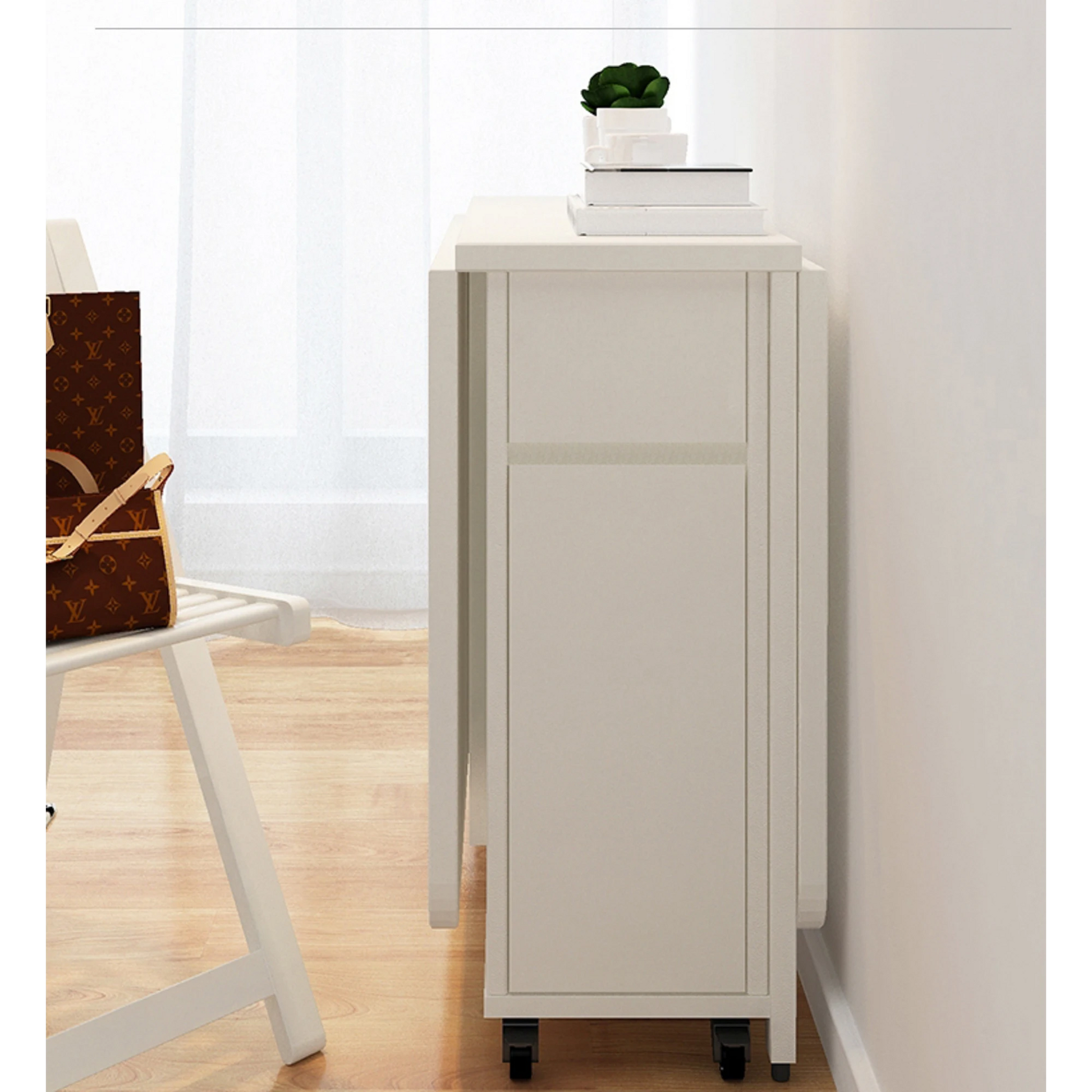 Loft Nordic Gateleg Table, White