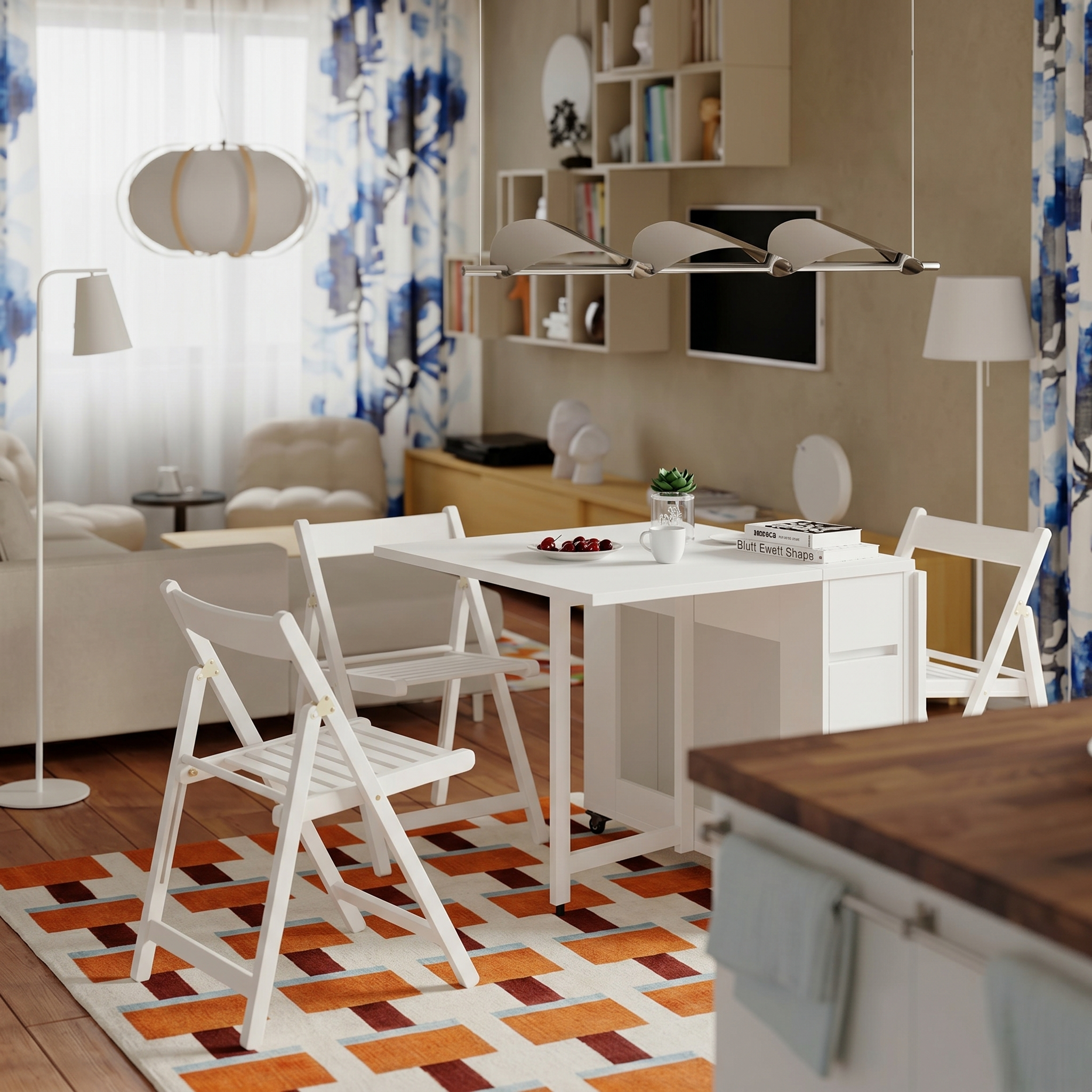 Loft Nordic Gateleg Table, White