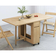 Loft Nordic Gateleg Table, Natural Wood