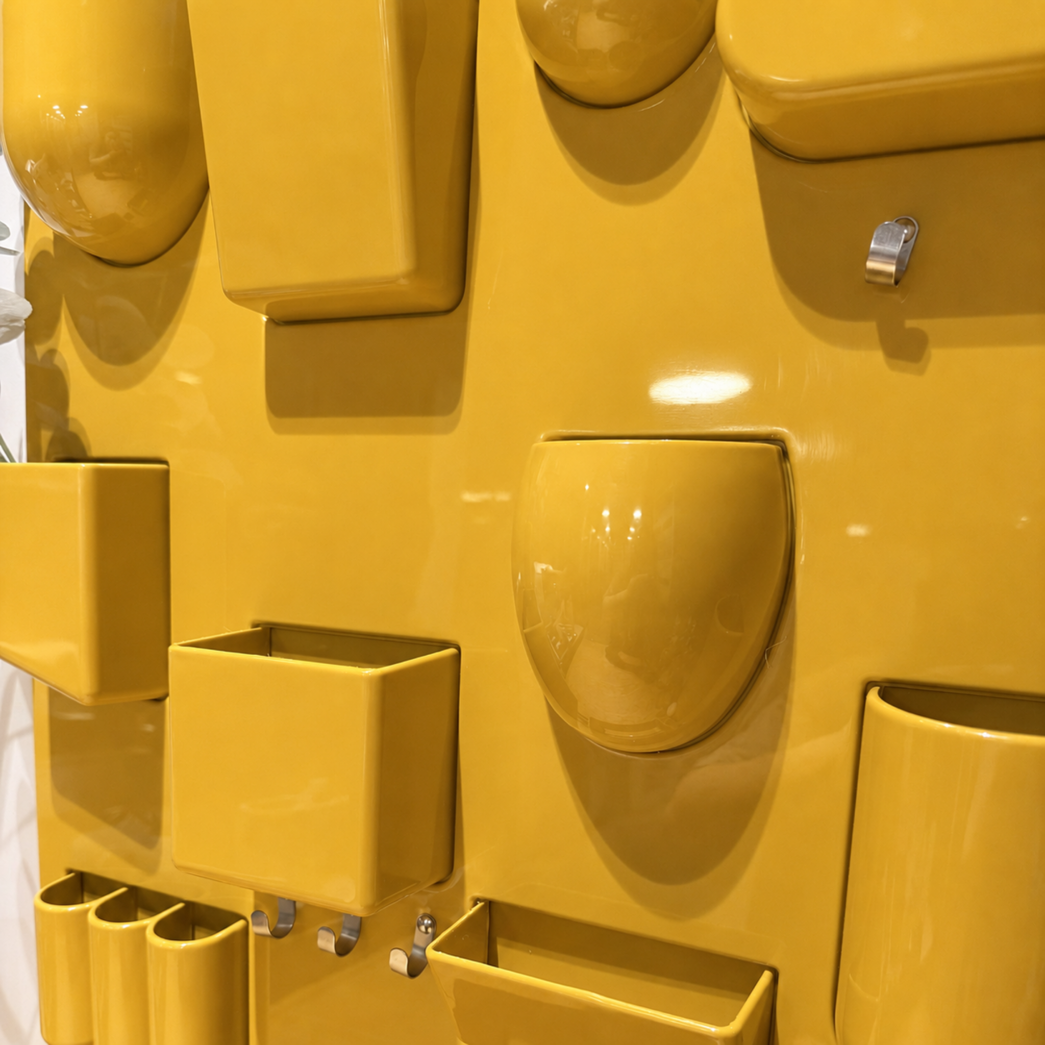 MODE Pico Wall-mounted Pegboard, Yellow