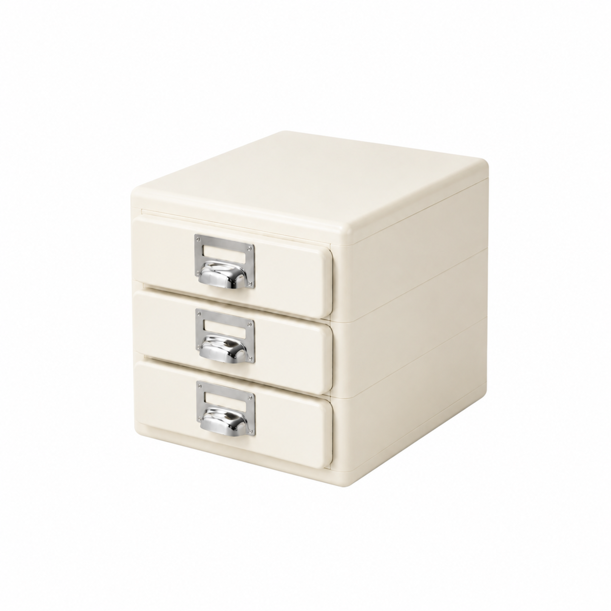 MODE Cubo Desktop Storage Drawer Unit, Off-White