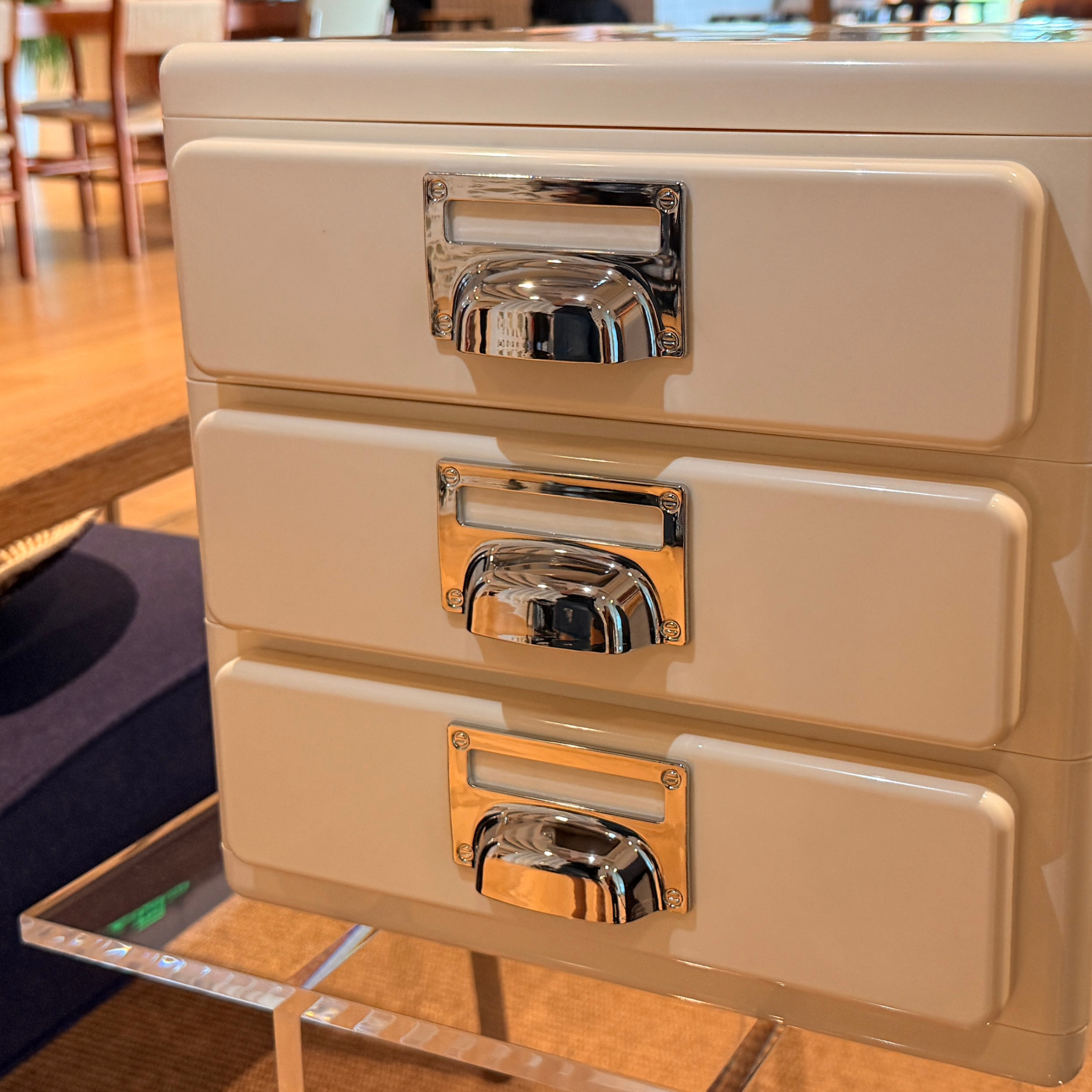 MODE Cubo Desktop Storage Drawer Unit, Off-White
