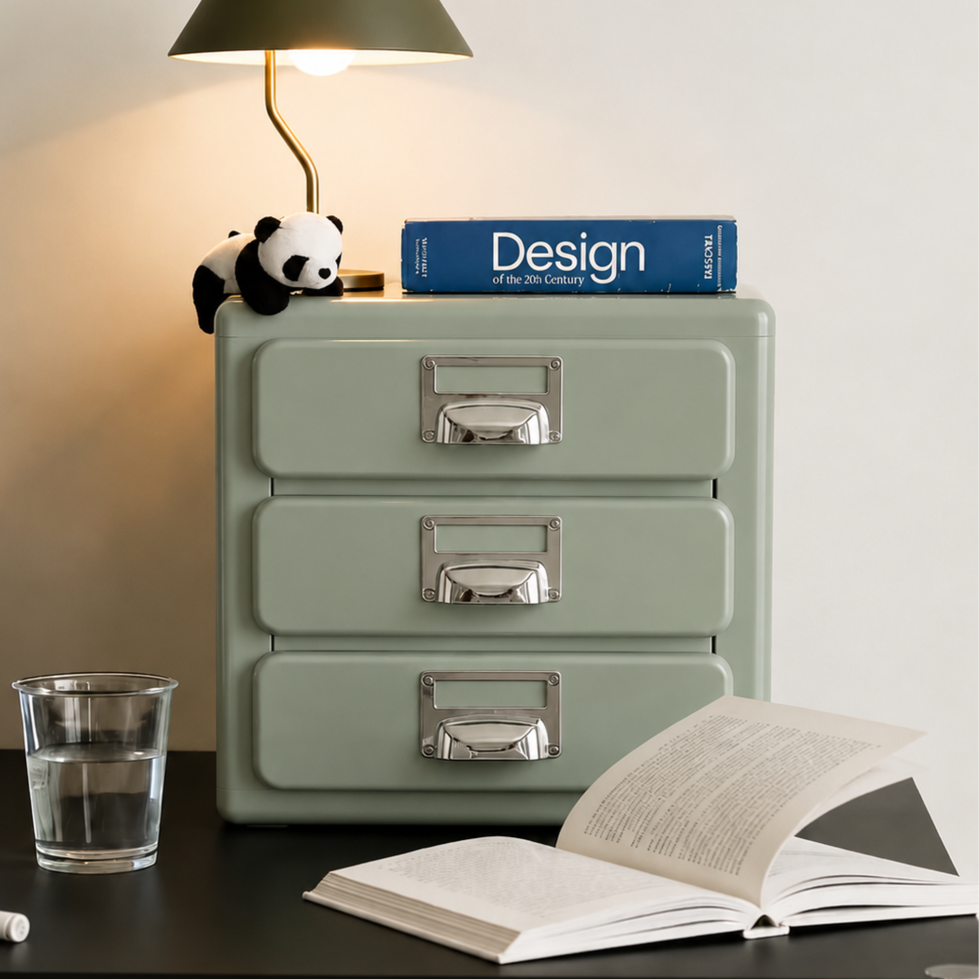 MODE Cubo Desktop Storage Drawer Unit, Matcha Green