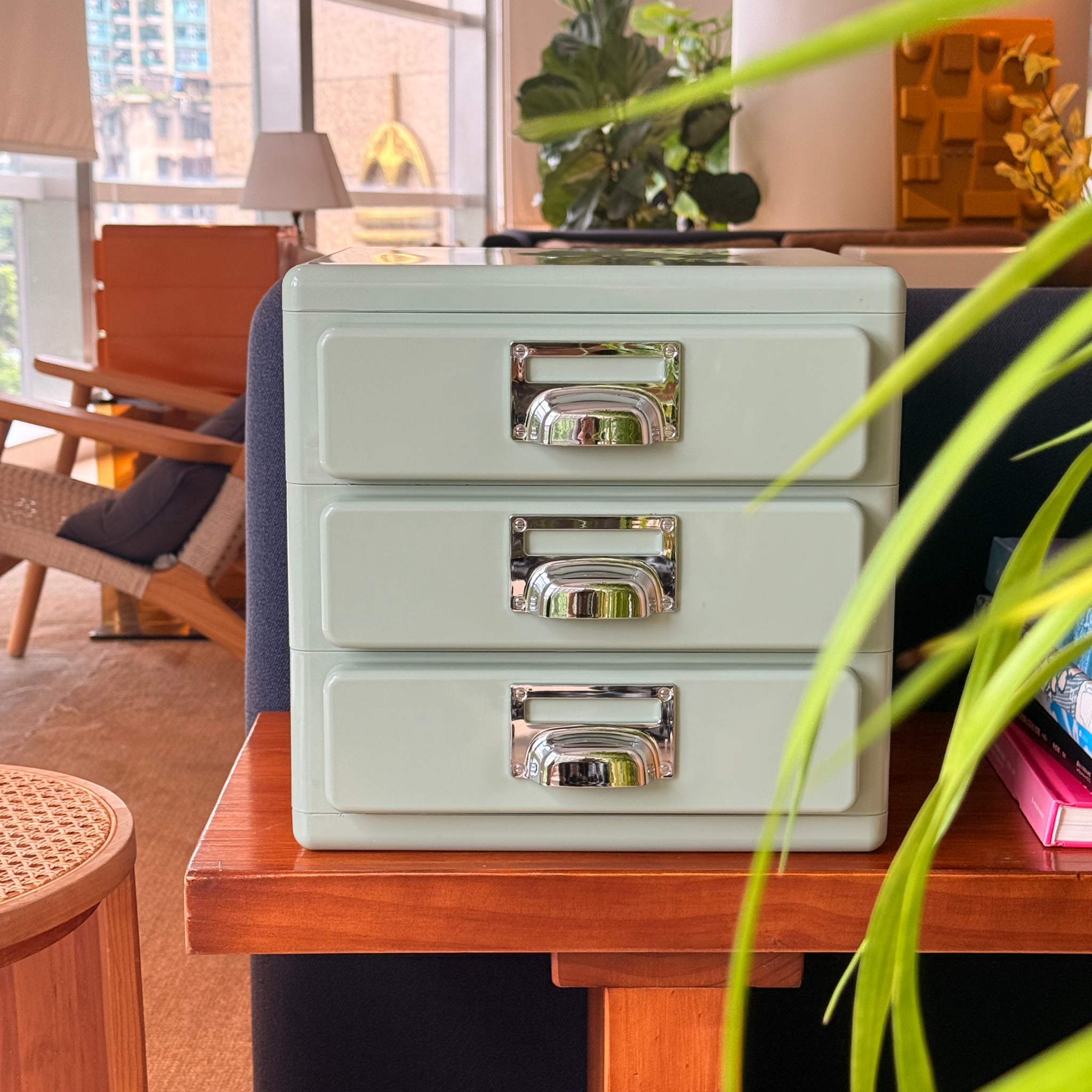 MODE Cubo Desktop Storage Drawer Unit, Matcha Green