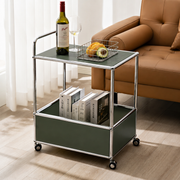 MODE Rolla 2 Tier Trolley with Storage Bin, Green
