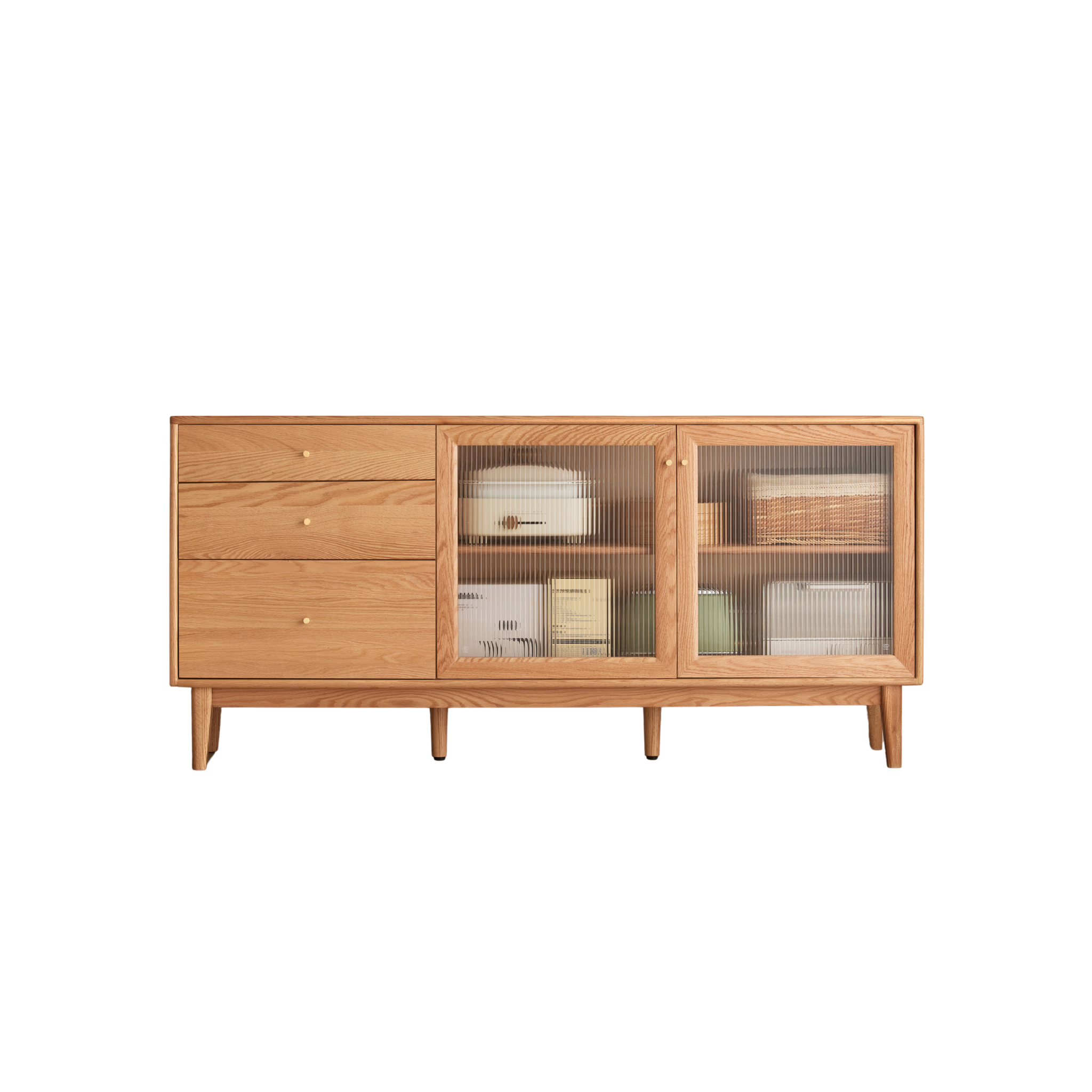 Solidwood Hemura Sideboard, Oak