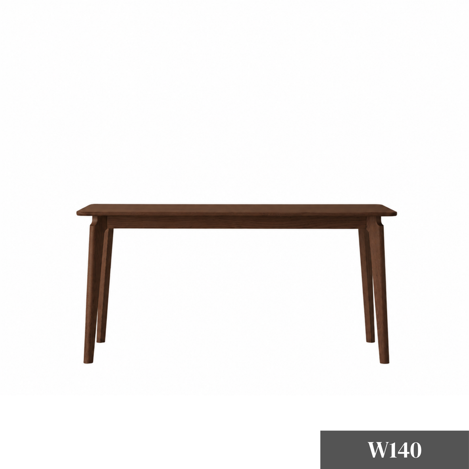 Solidwood Amber Dining Table, Walnut Oak