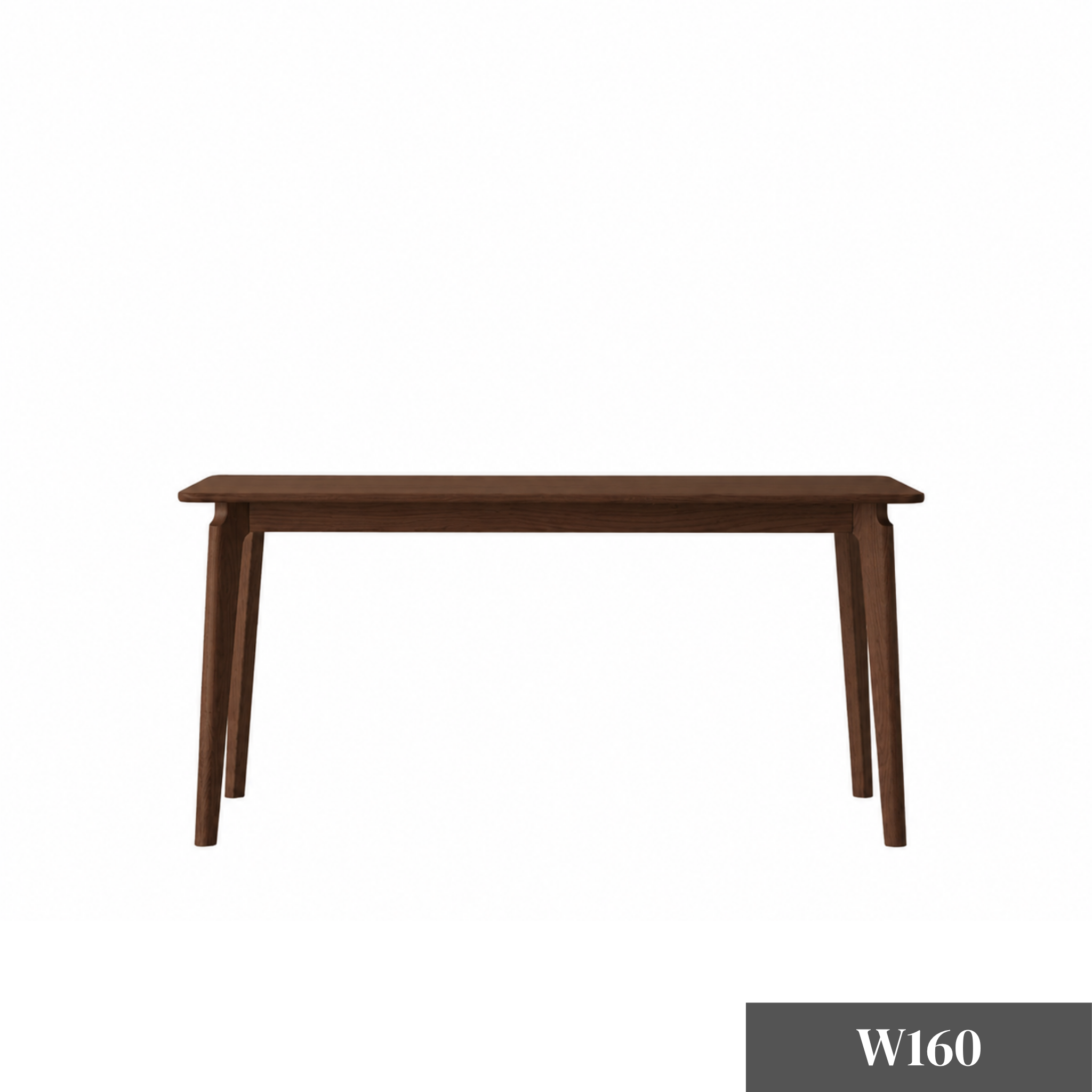Solidwood Amber Dining Table, Walnut Oak