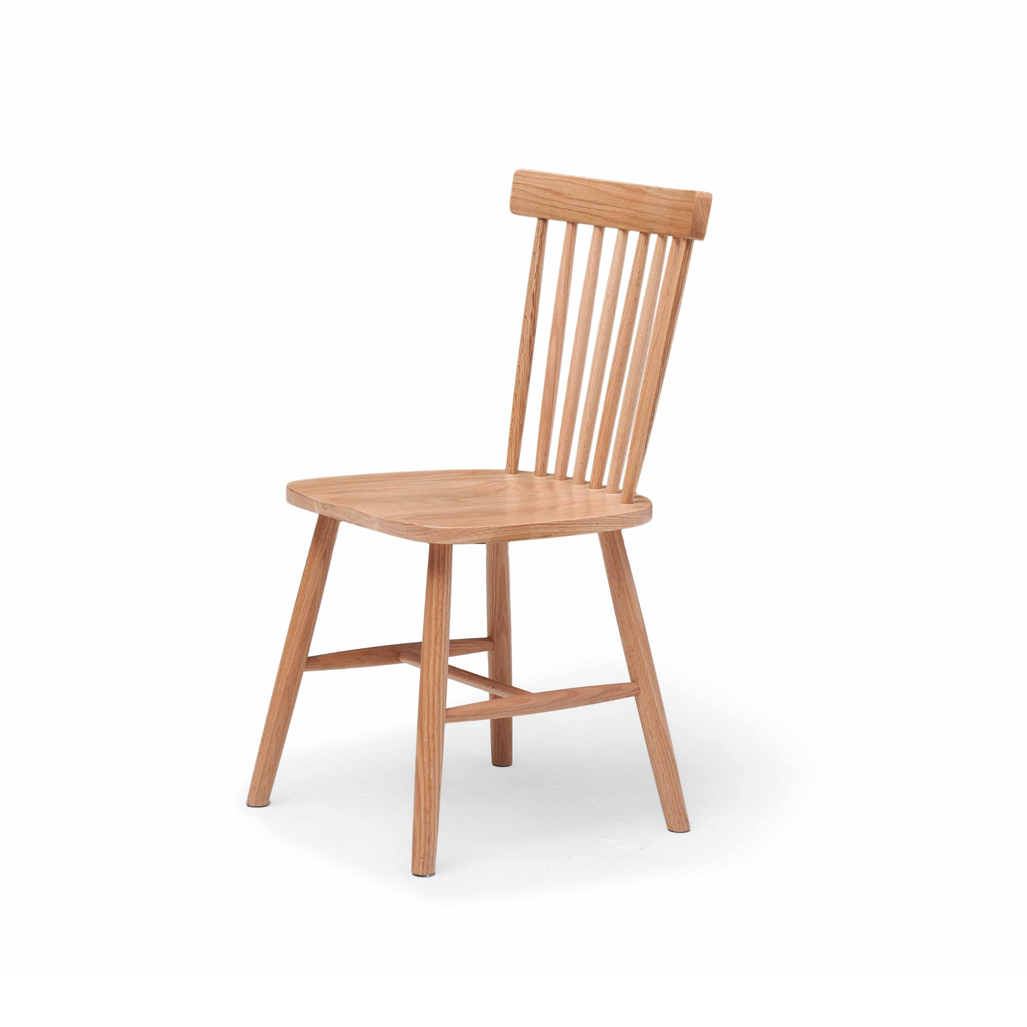 Solidwood Wenrik Dining Chair, Set of 2, Oak