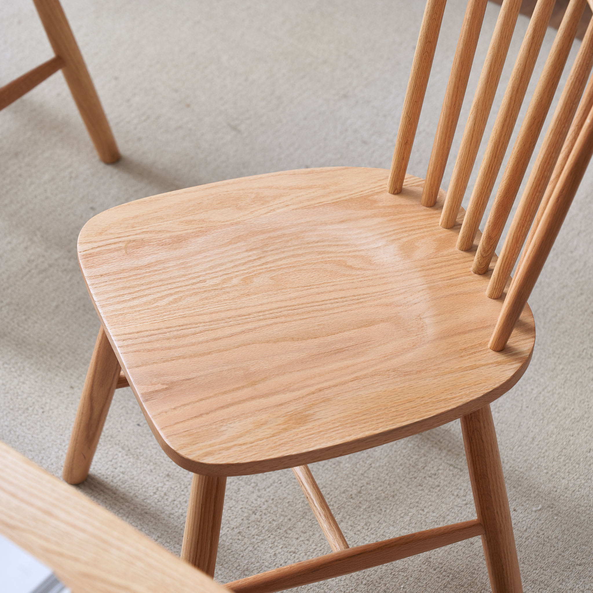 Solidwood Wenrik Dining Chair, Set of 2, Oak