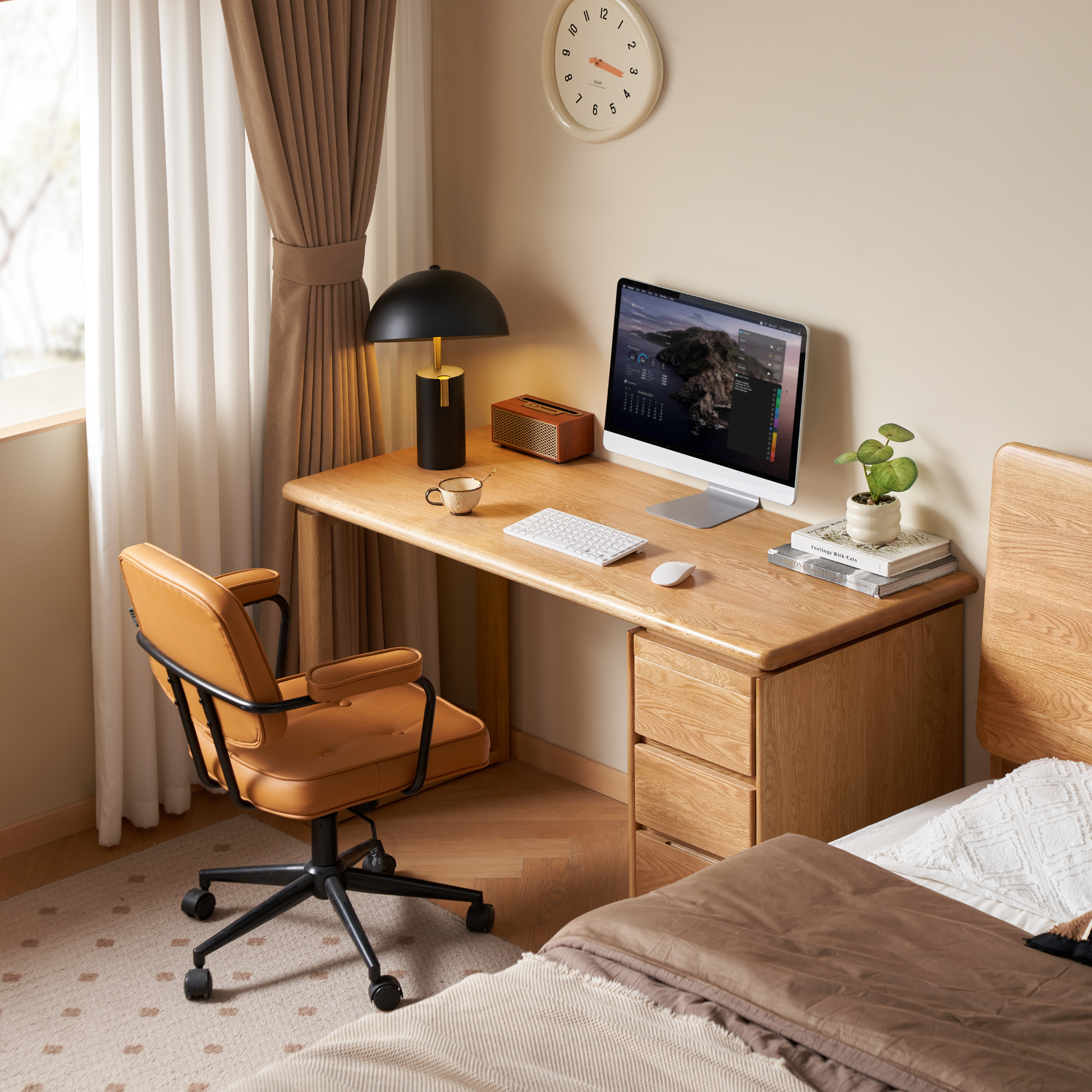 Solidwood Rainer Office Desks