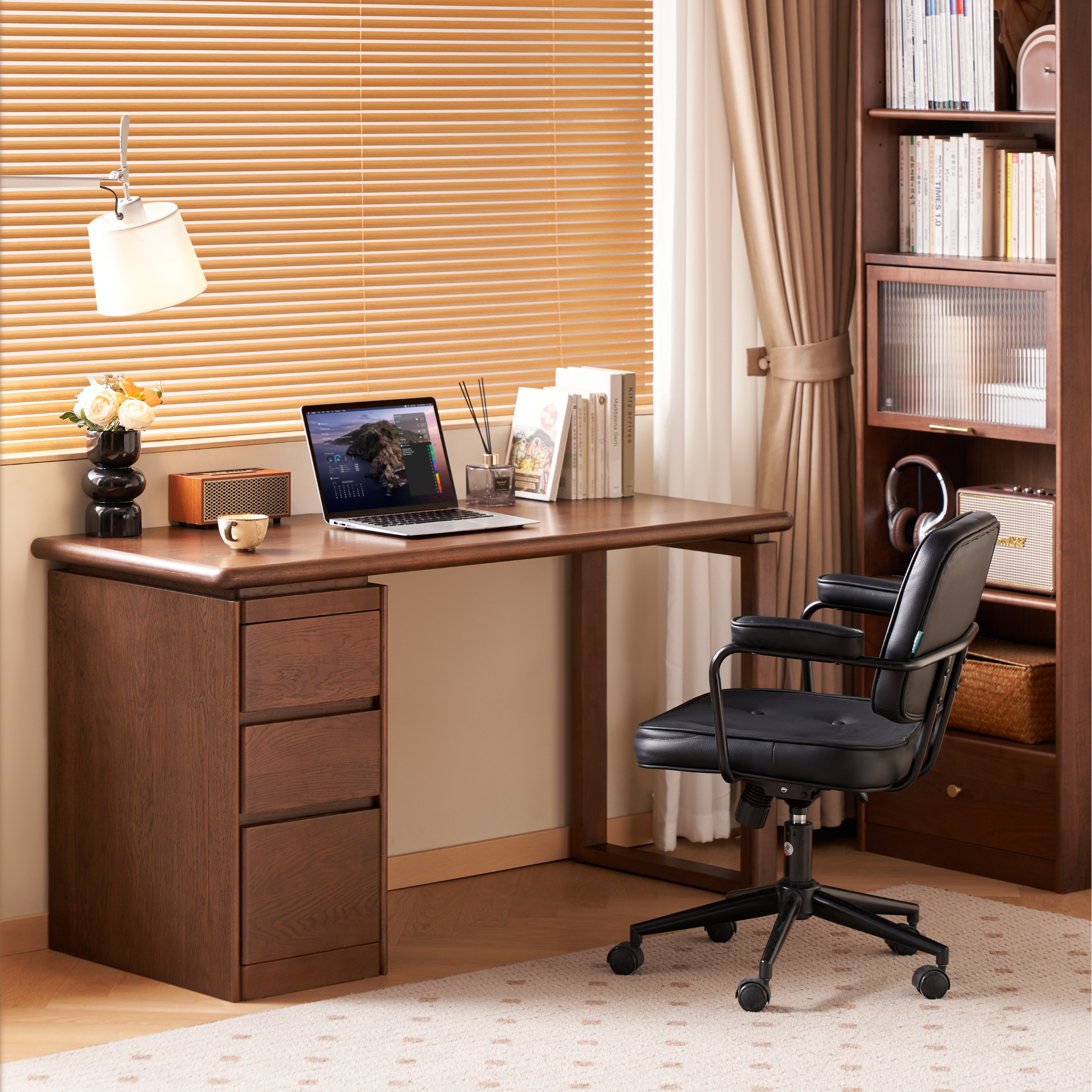 Solidwood Rainer Office Desks