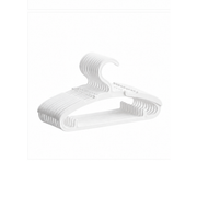 Zenlife Brook Kids Clothes Hanger, 10pcs, White