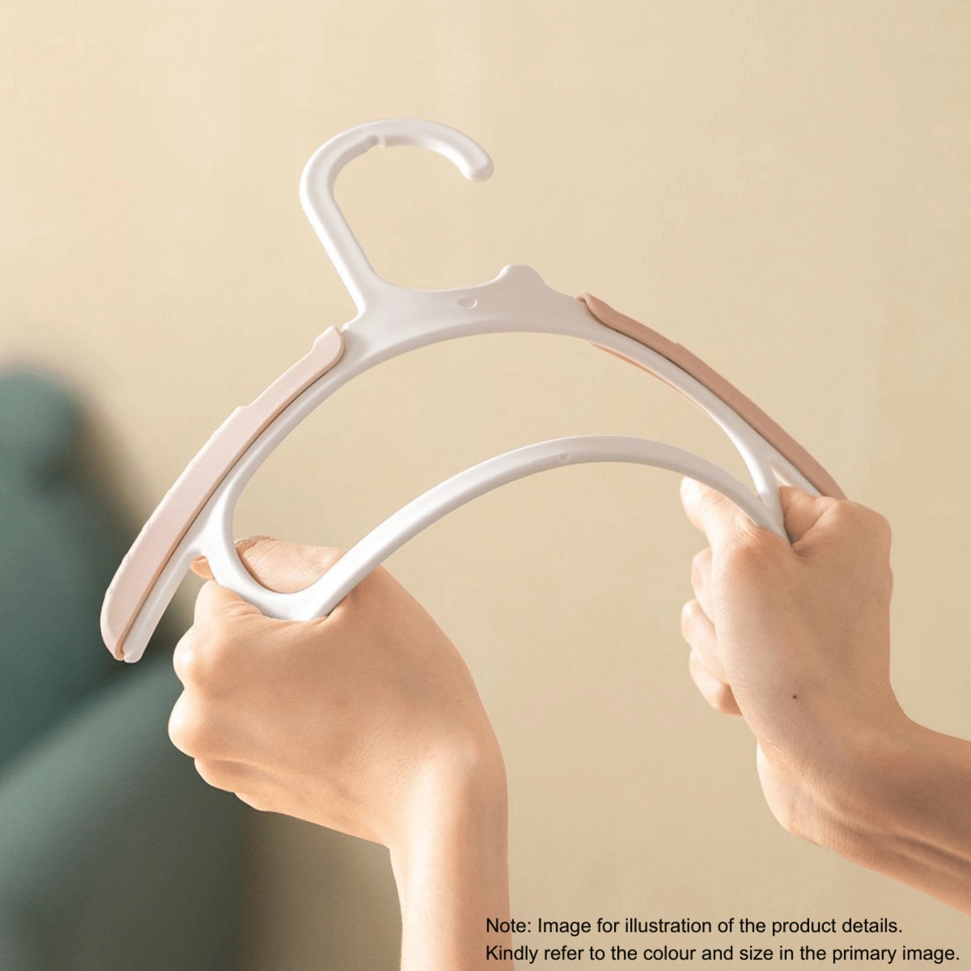 Zenlife Brook Kids Clothes Hanger, 10pcs, White