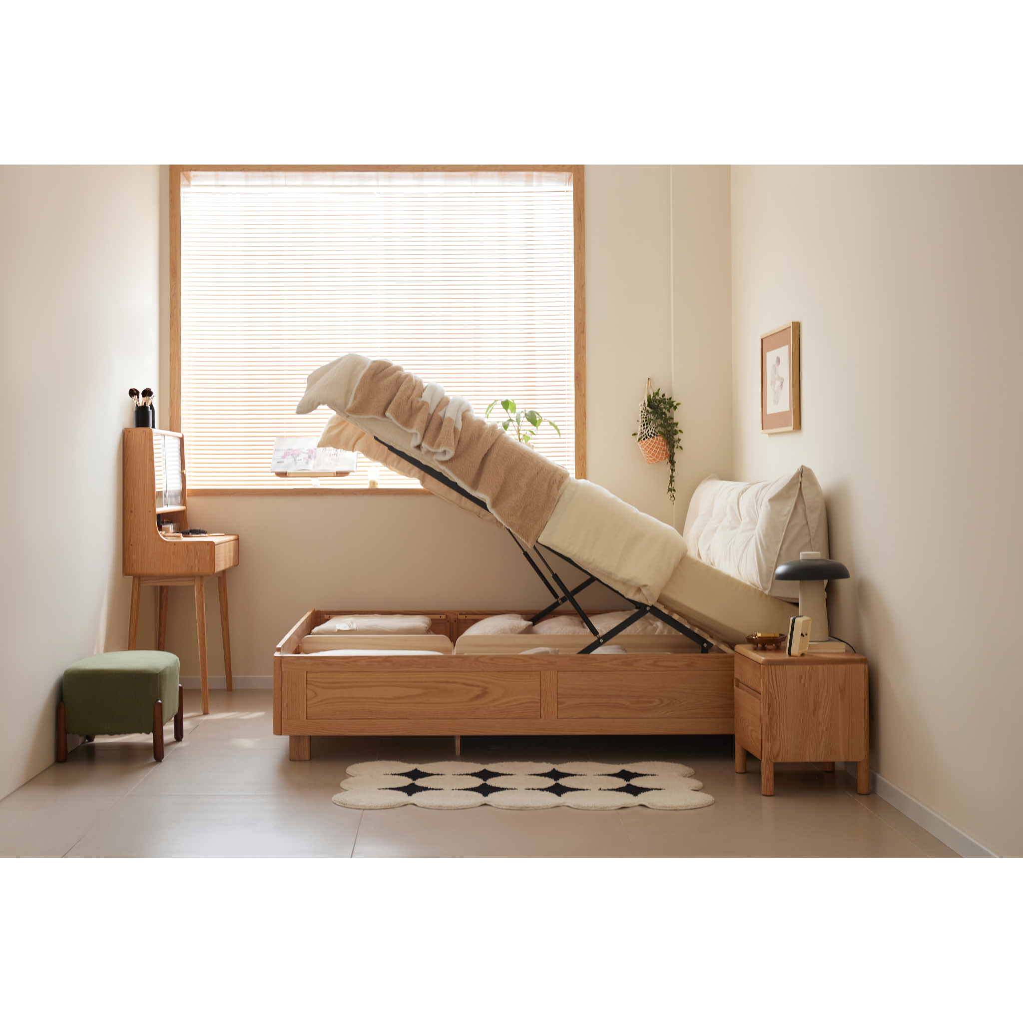 Solidwood Hemura Beds