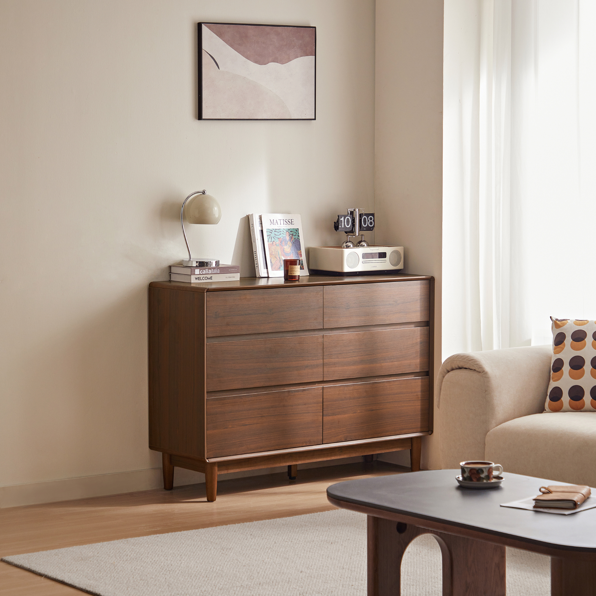 Linspire Ursula Lowboy Chest of 6 Drawers