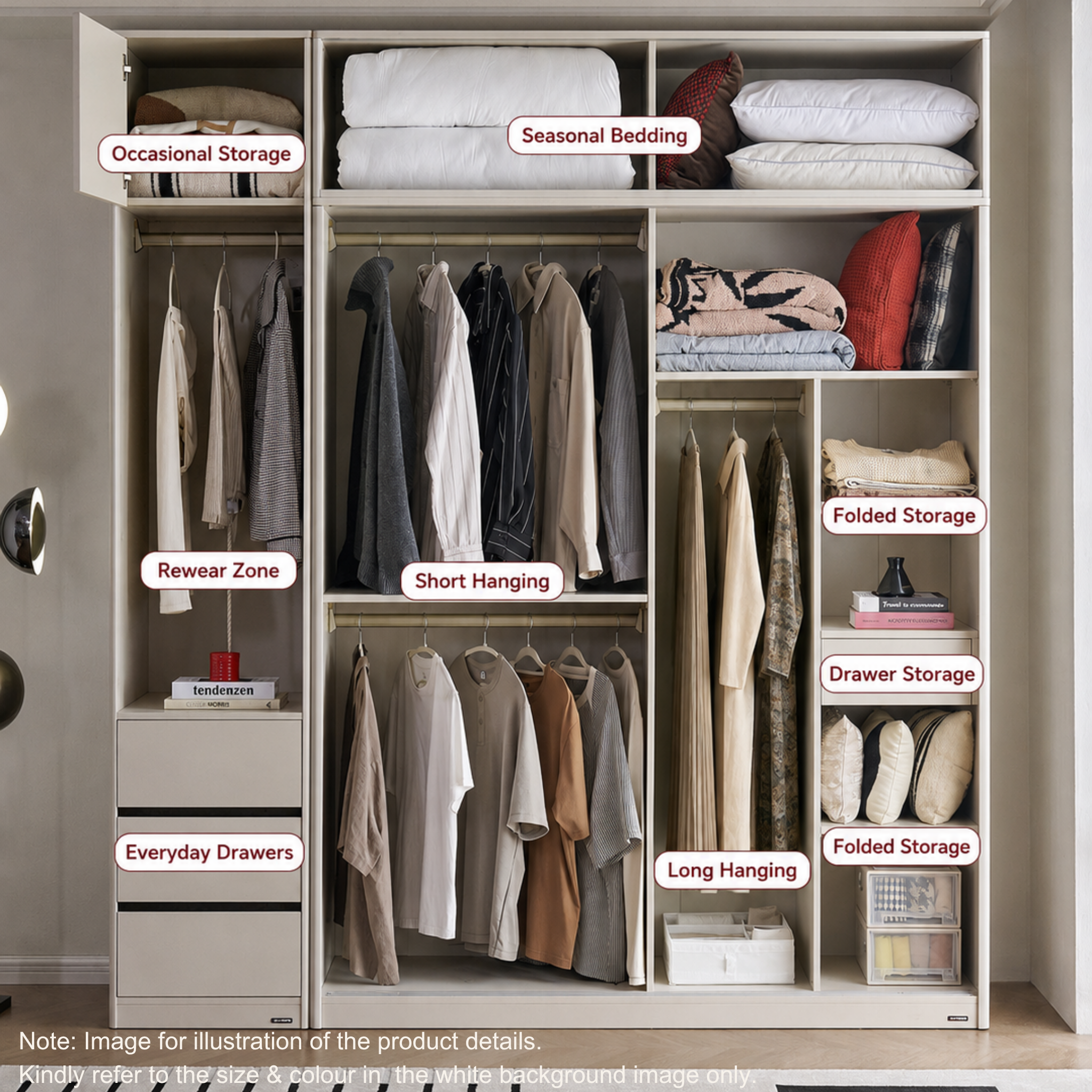 Linspire Linea Open Wardrobe Side Unit