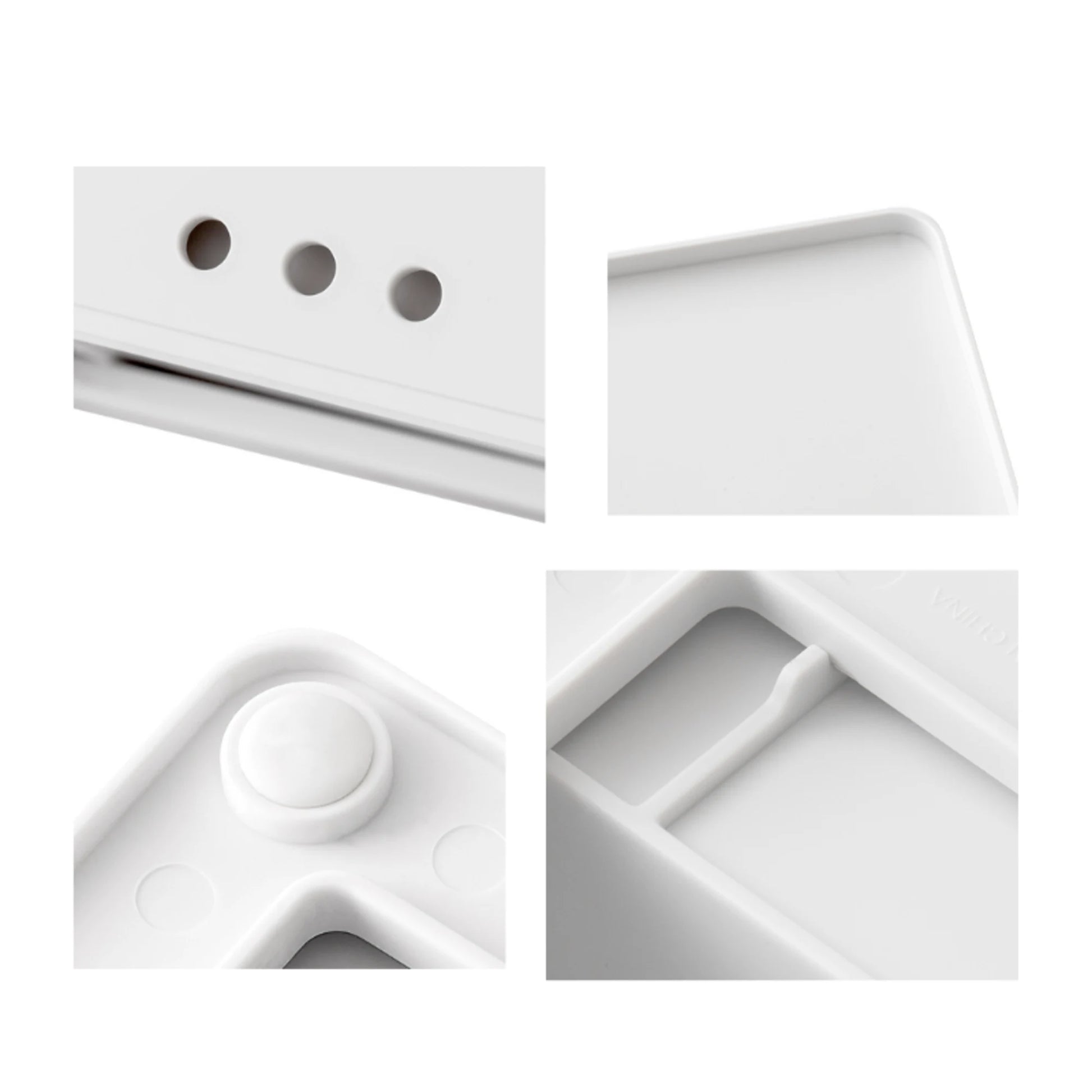 ZenLife Elm Desktop Modular Drawer, White, 23.9x17.6x8.2cm