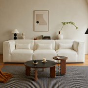 MODE Bravo 3.5-Seater Modular Sofa, Boucle, Creamy White
