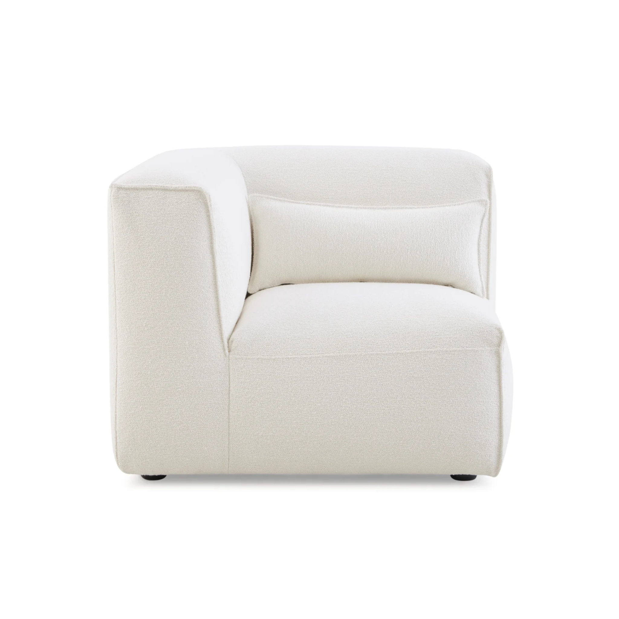 MODE Bravo 3.5-Seater Modular Sofa, Boucle, Creamy White