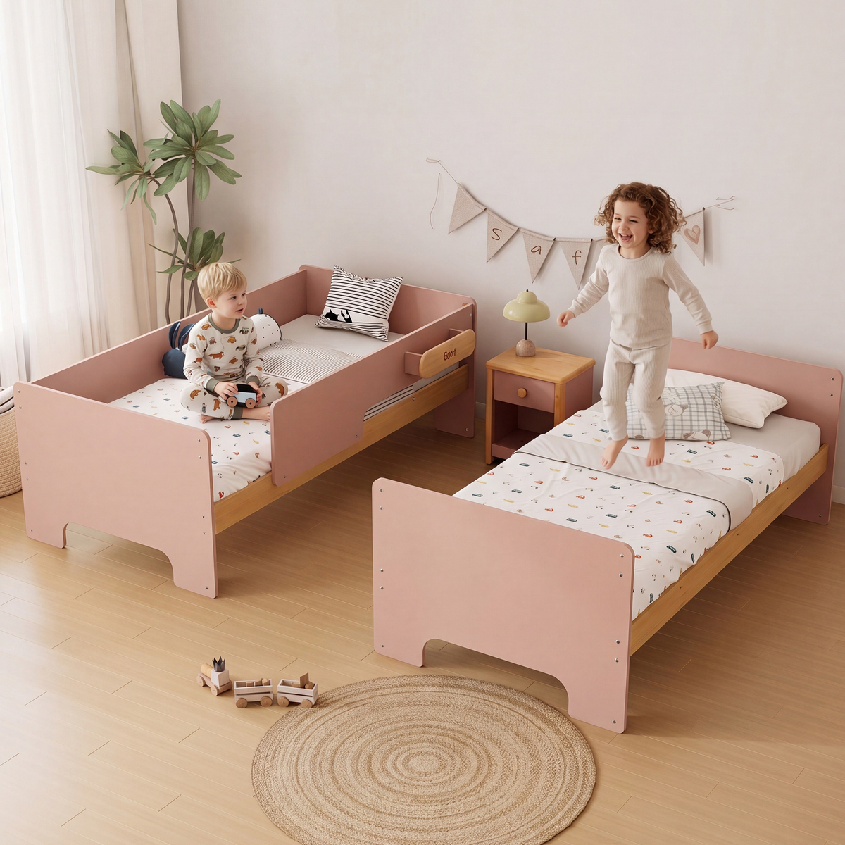 Boori Neat Kid NZ Single Bunk Bed, Cherry