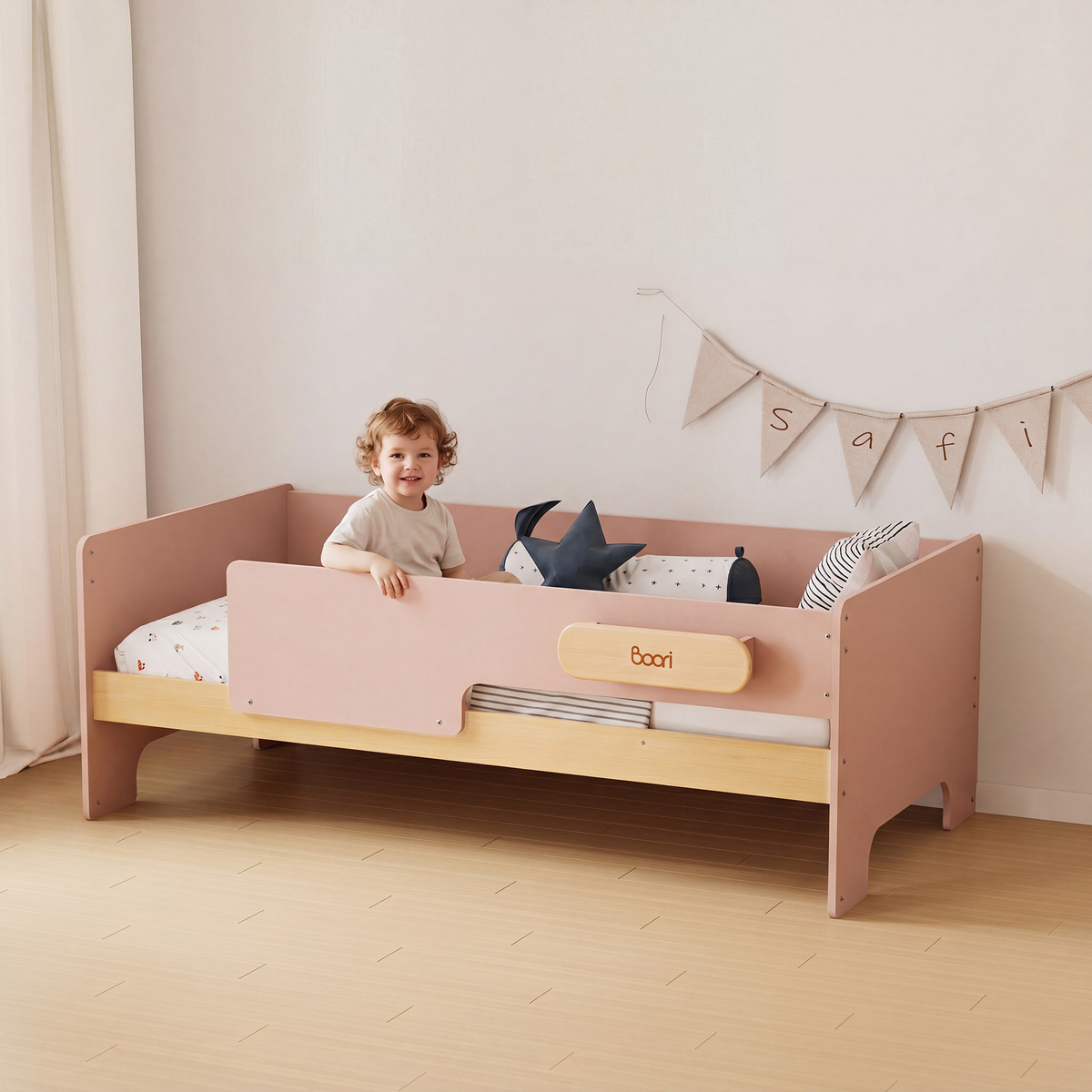 Boori Neat Kid NZ Single Bunk Bed, Cherry