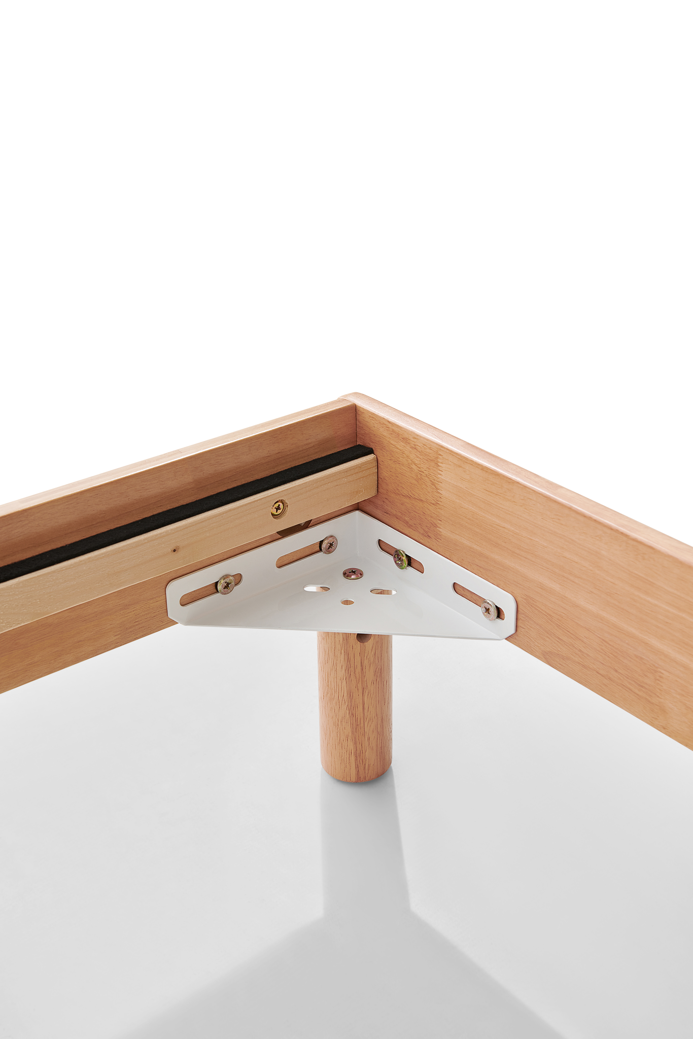 Linspire Elva Solid Wood Platform Bed, Natural Wood