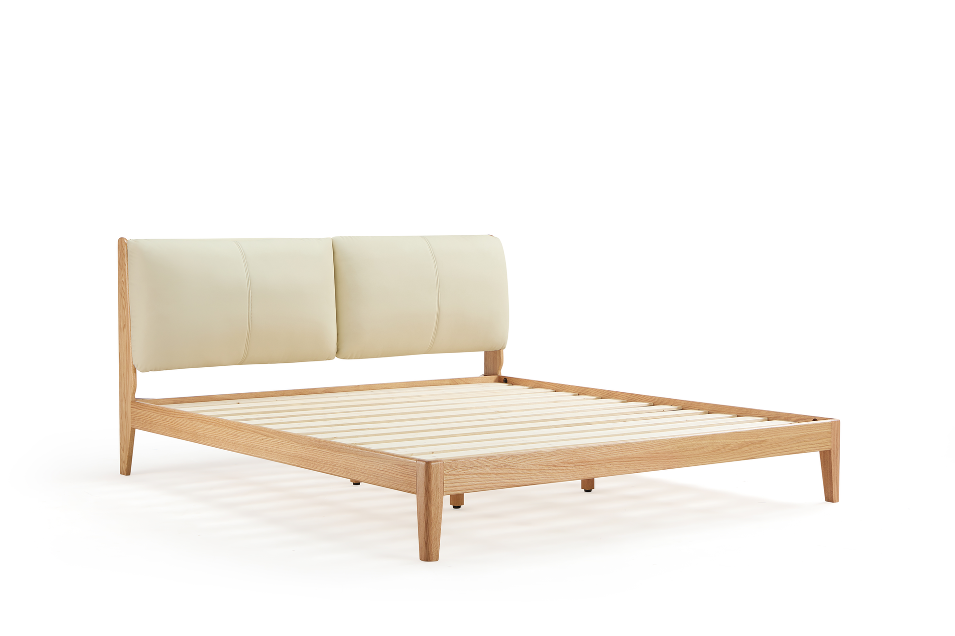 Linspire Fort Global Super King Solid Wood Upholstered Bed