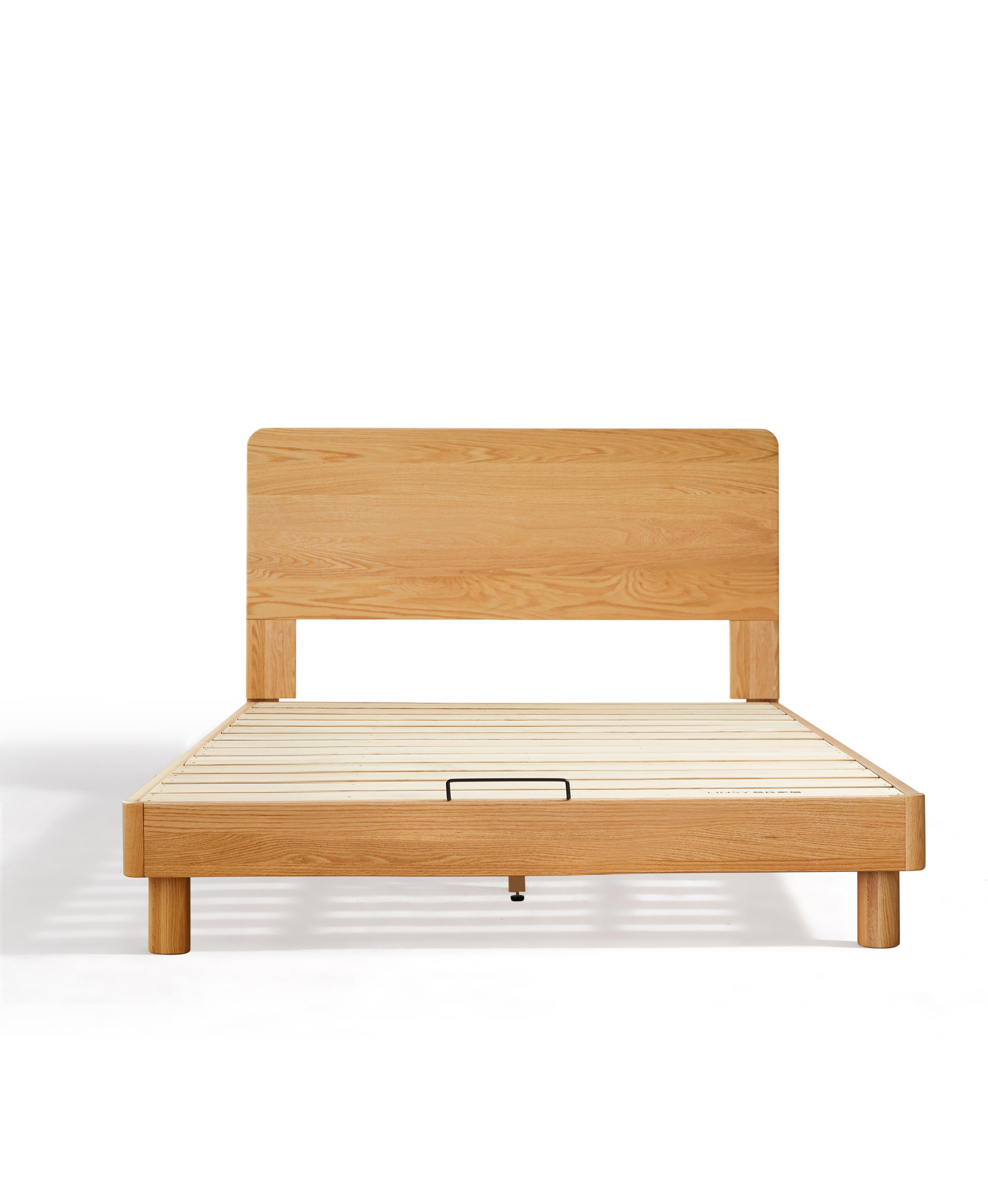 Linspire Koda Solid Wood Standard Bed Frame, Natural Wood