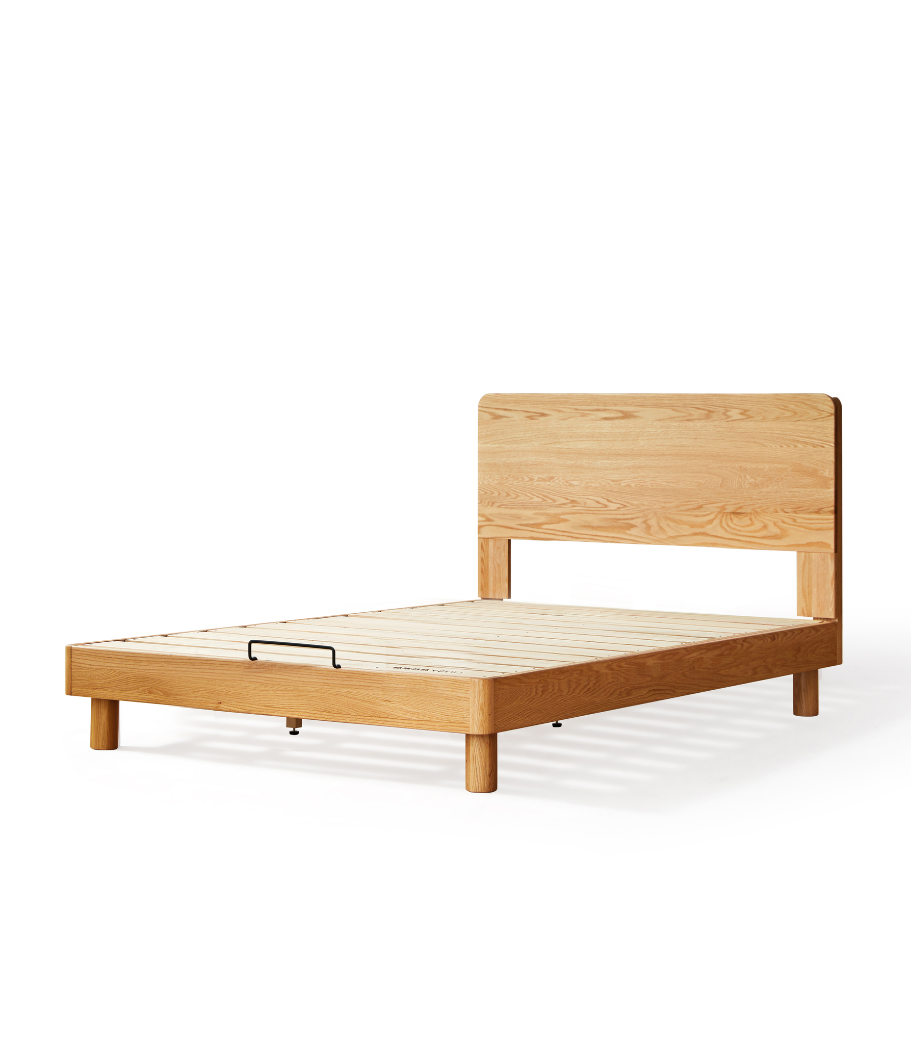 Linspire Koda Solid Wood Standard Bed Frame, Natural Wood