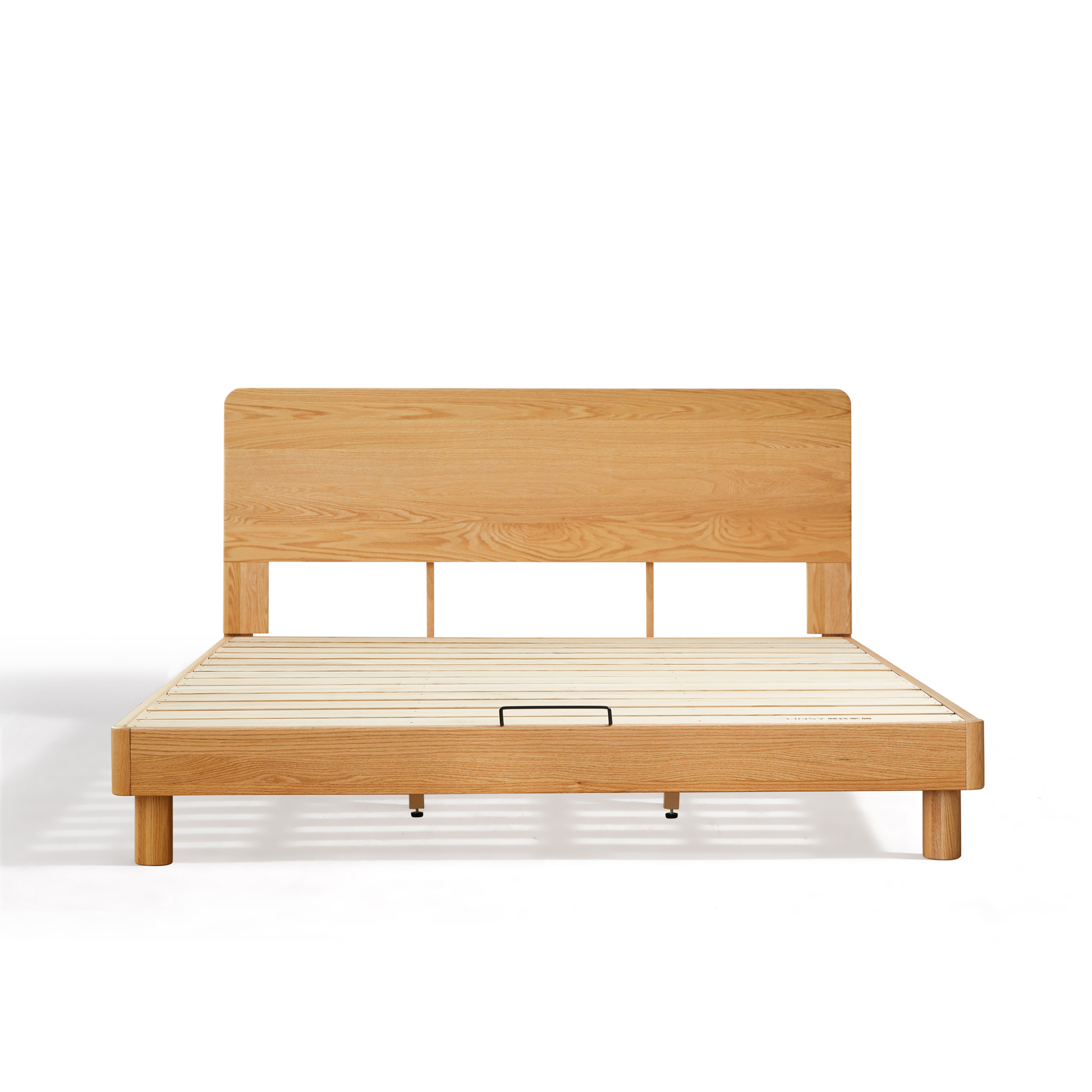 Linspire Koda Solid Wood Standard Bed Frame, Natural Wood
