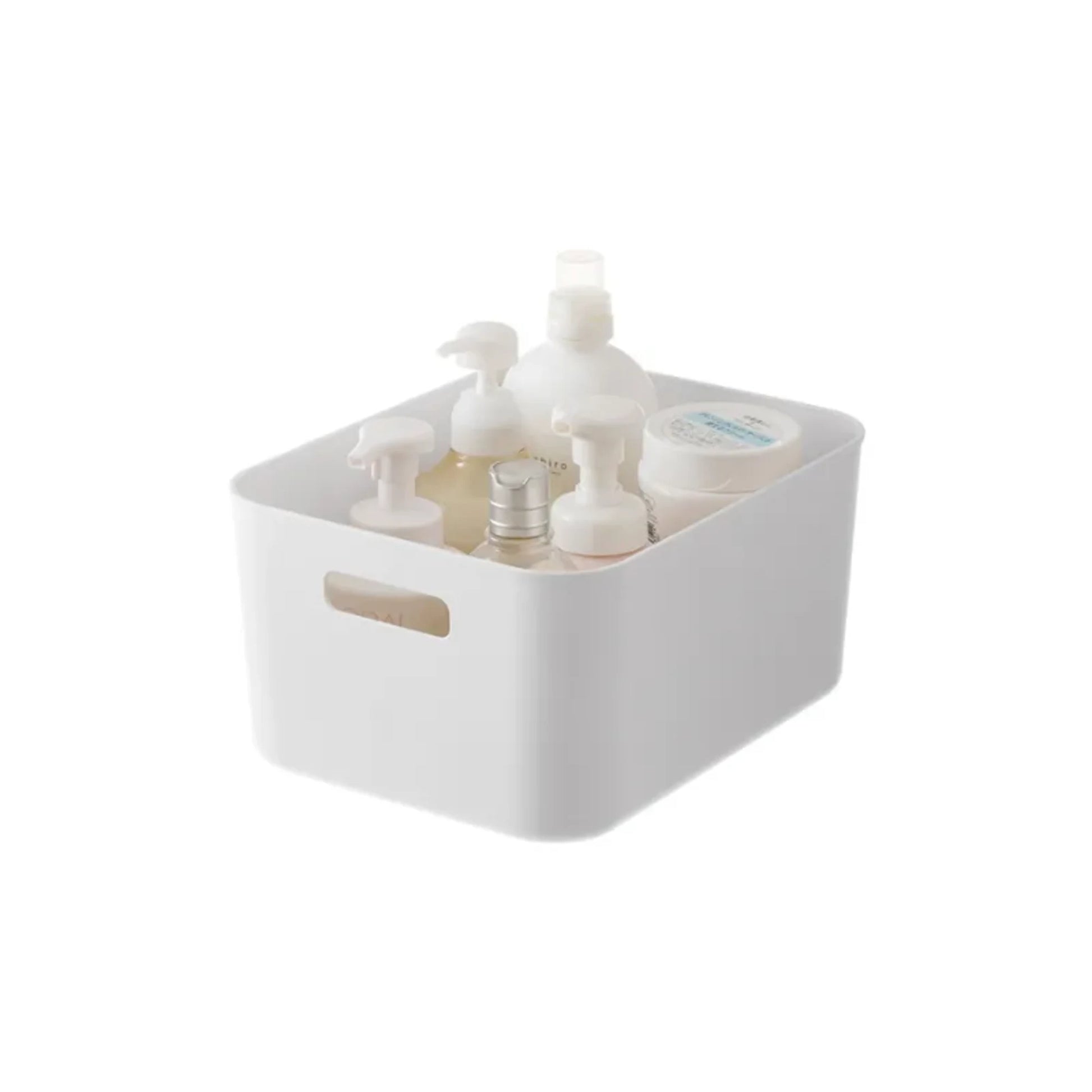 Zenlife Ridge Storage Basket With Handle, White