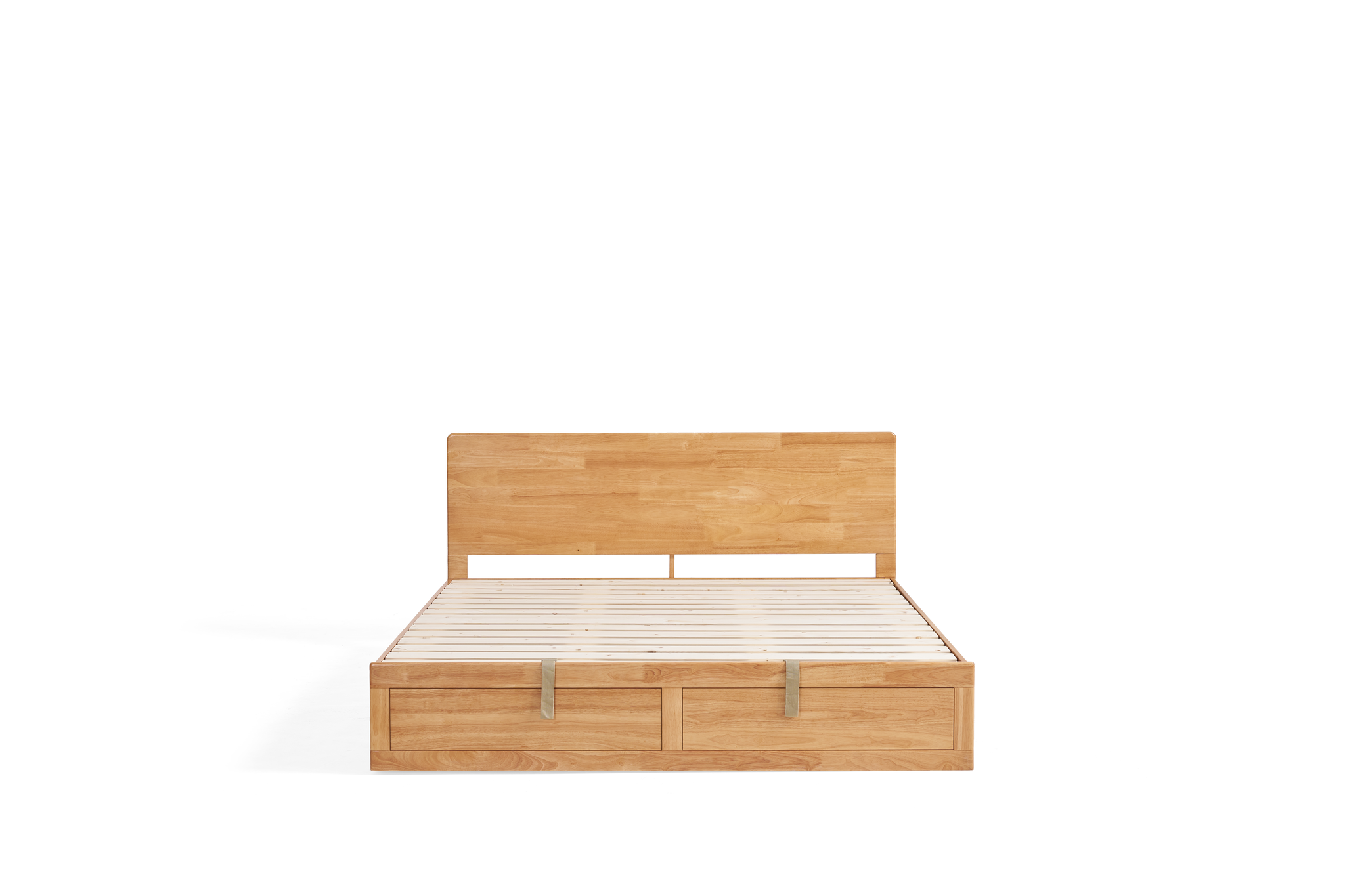 Linspire Yumi Global Super King Solid Wood Bed Frame with Storage Drawer