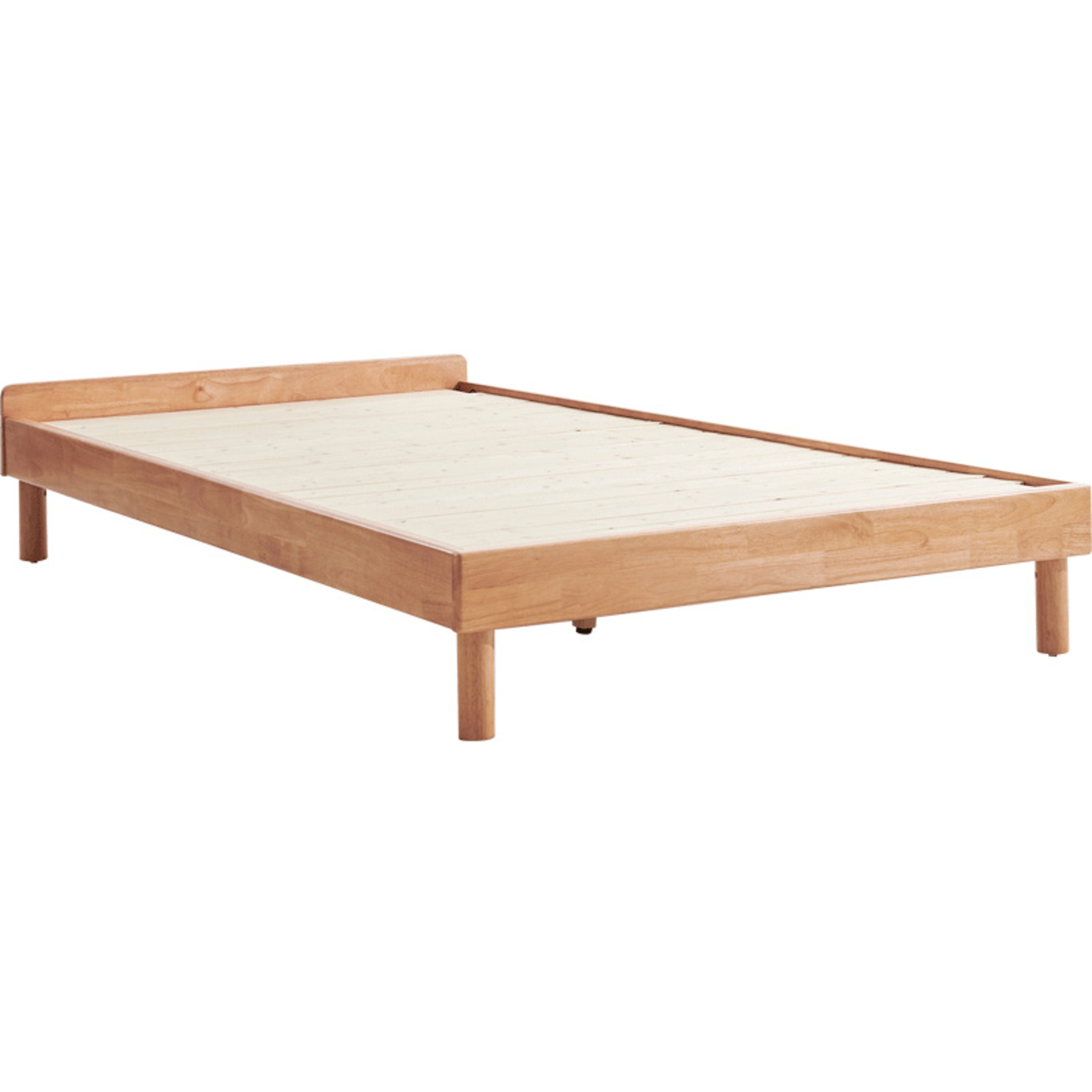Linspire Soren Solid Wood Standard Bed, Natural Wood