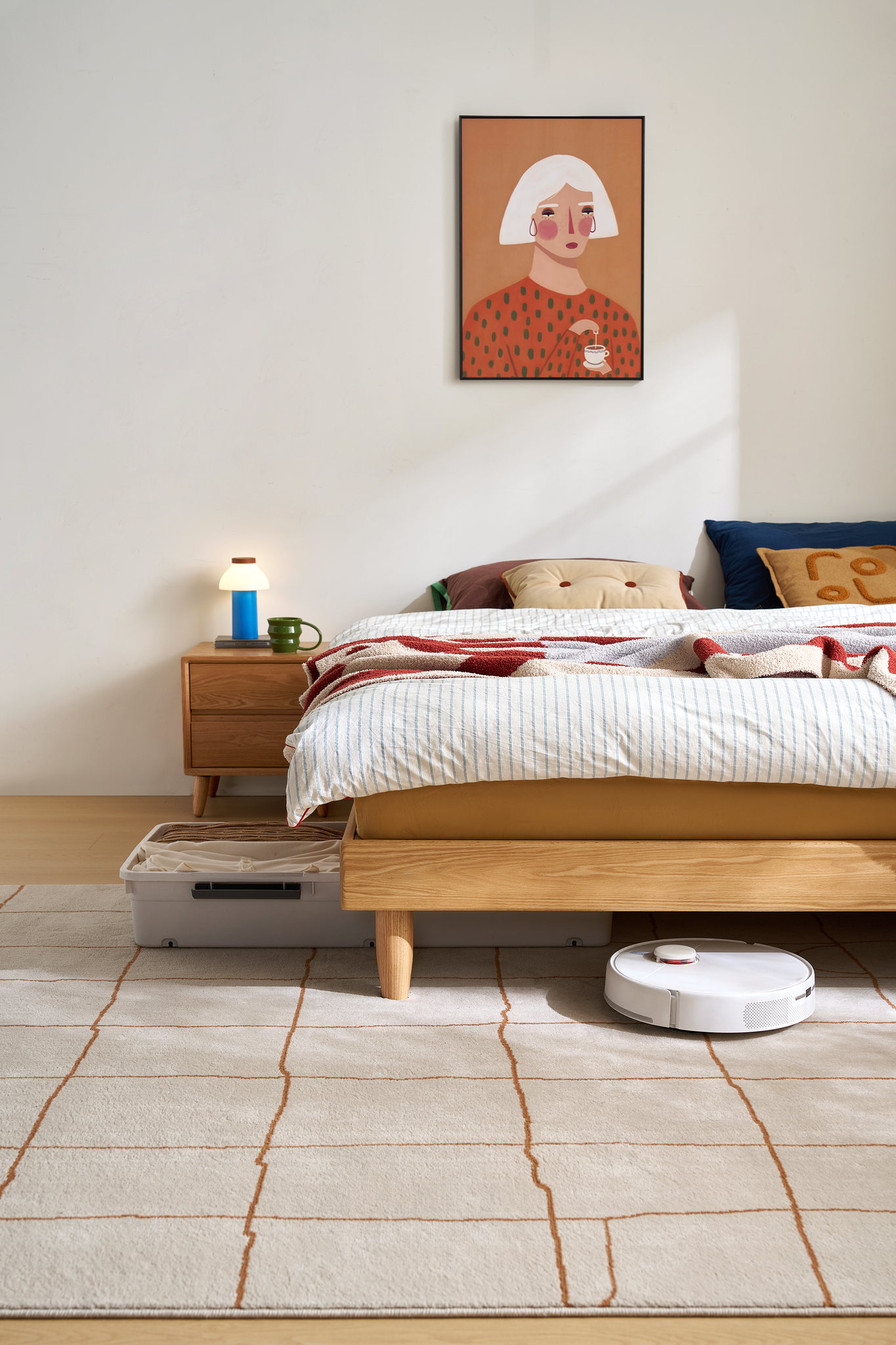 Linspire Aspen Global Queen Solid Wood Standard Bed Base