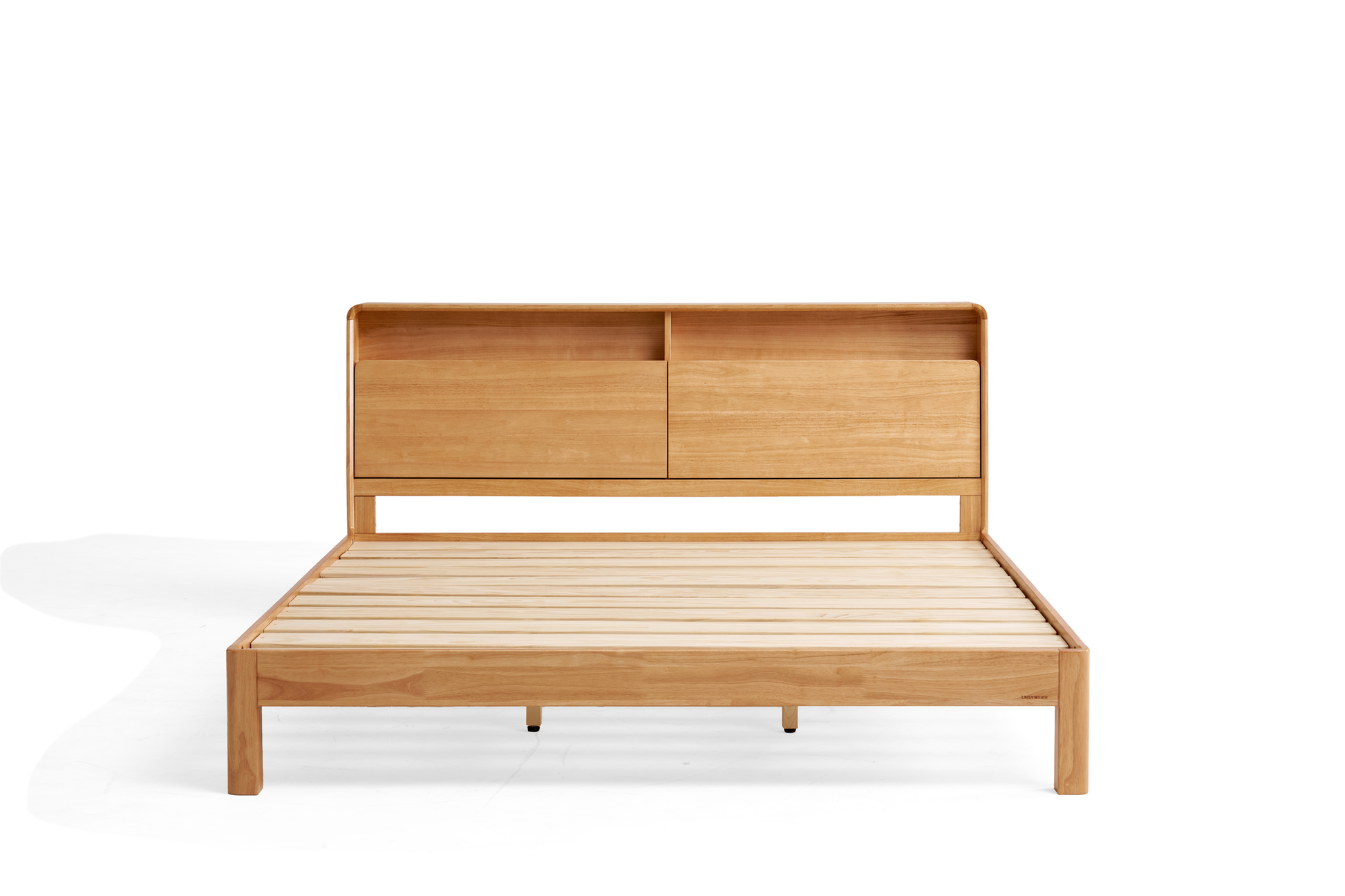 Linspire Aspen Global Double Solid Wood Standard Bed Frame