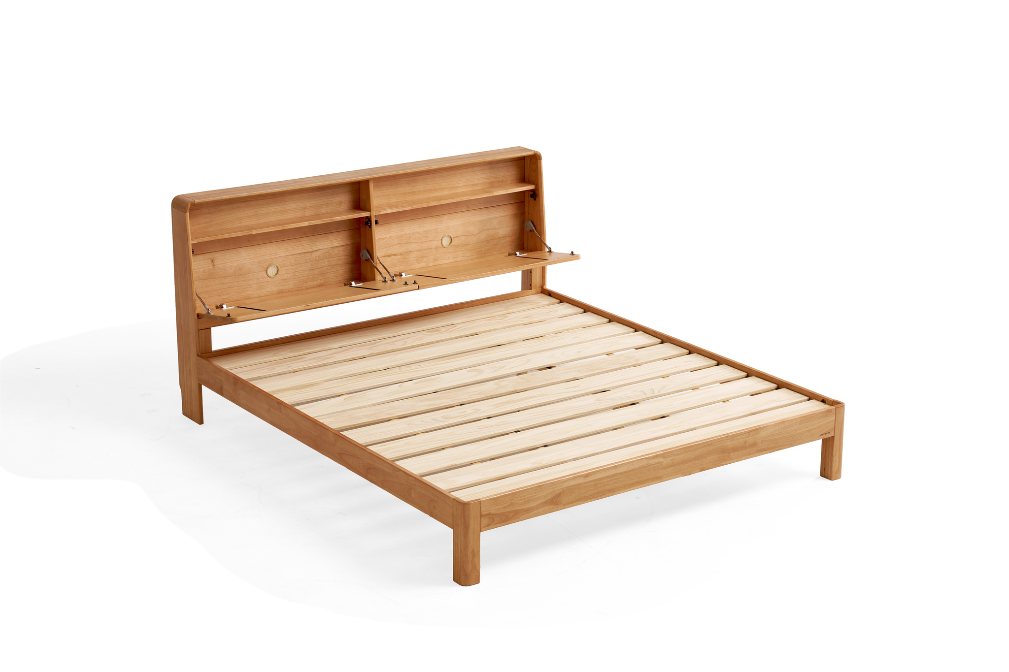 Linspire Aspen Global Double Solid Wood Standard Bed Frame