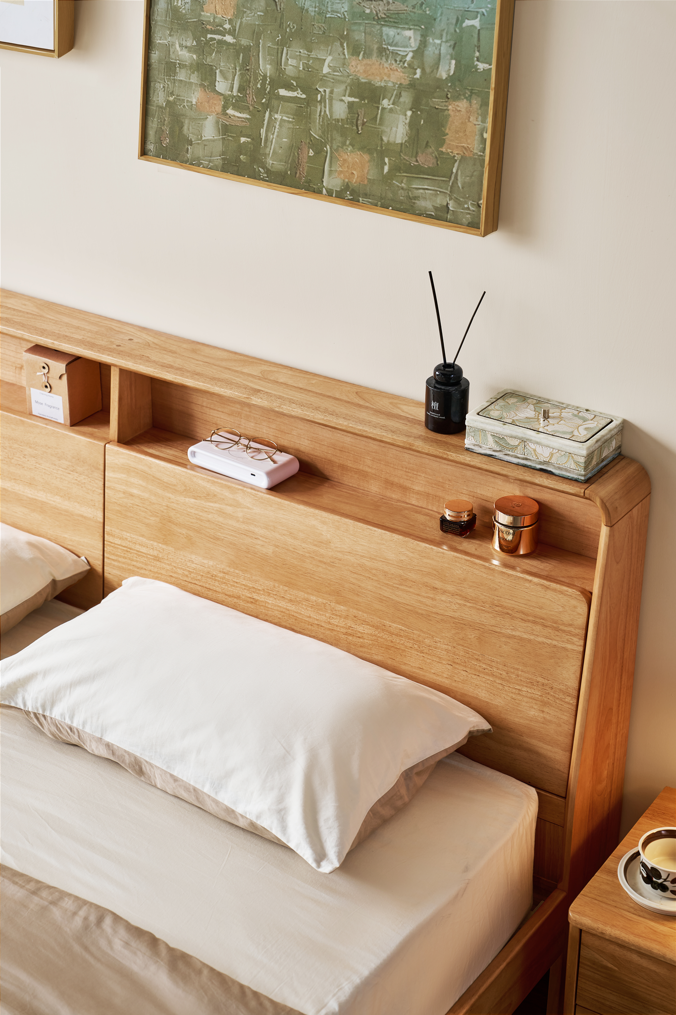 Linspire Aspen Global Double Solid Wood Standard Bed Frame