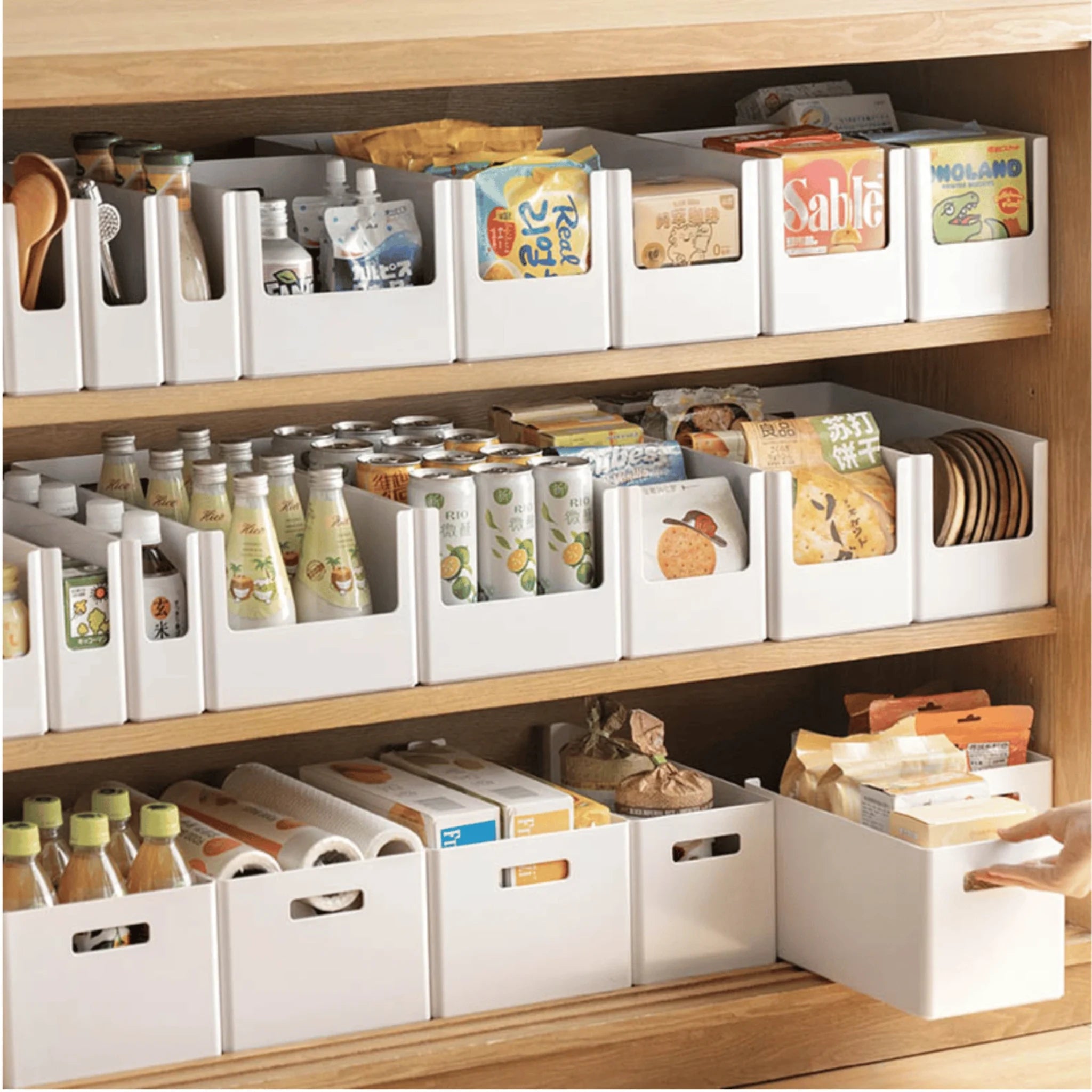 Zenlife Ridge Storage Box, White