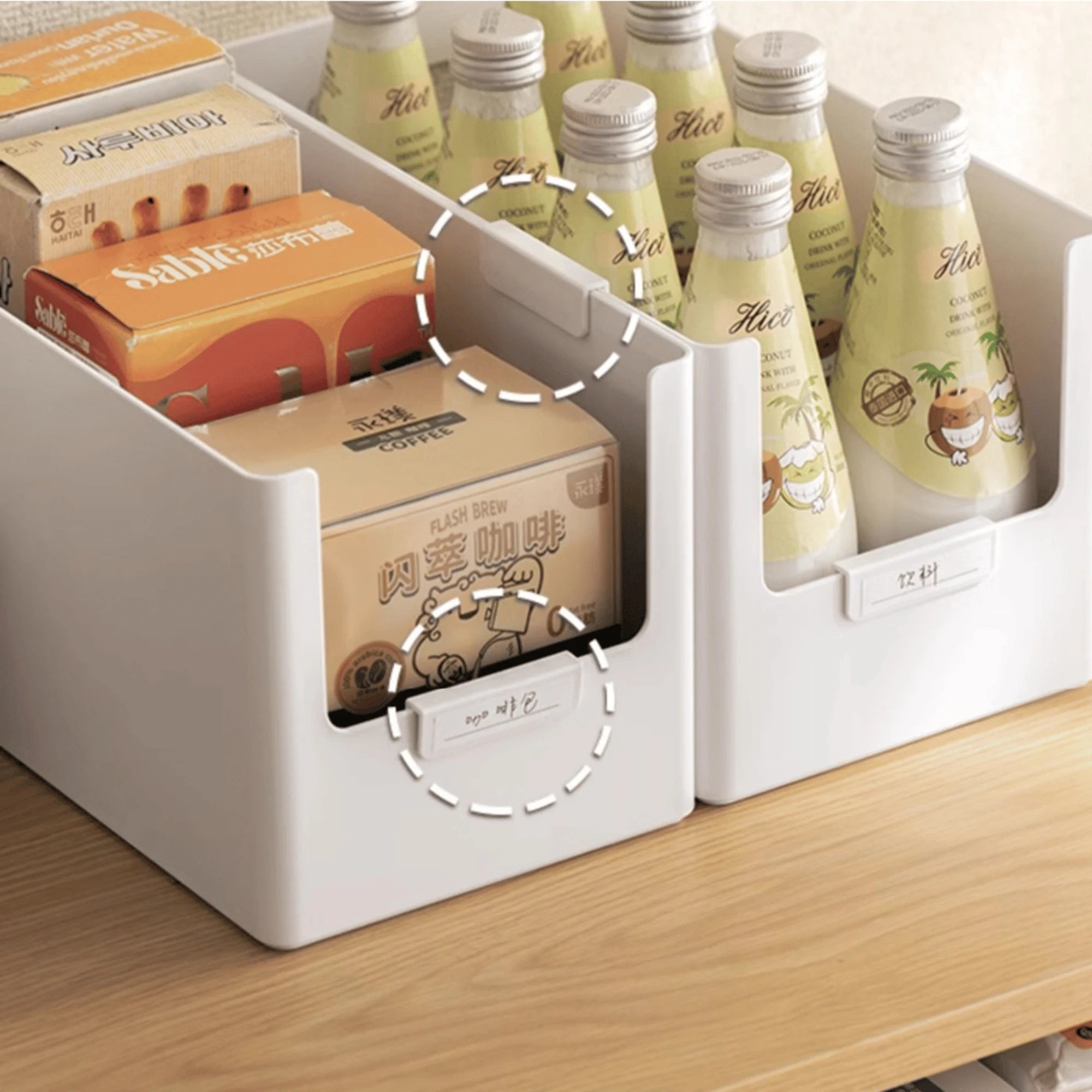 Zenlife Ridge Storage Box, White