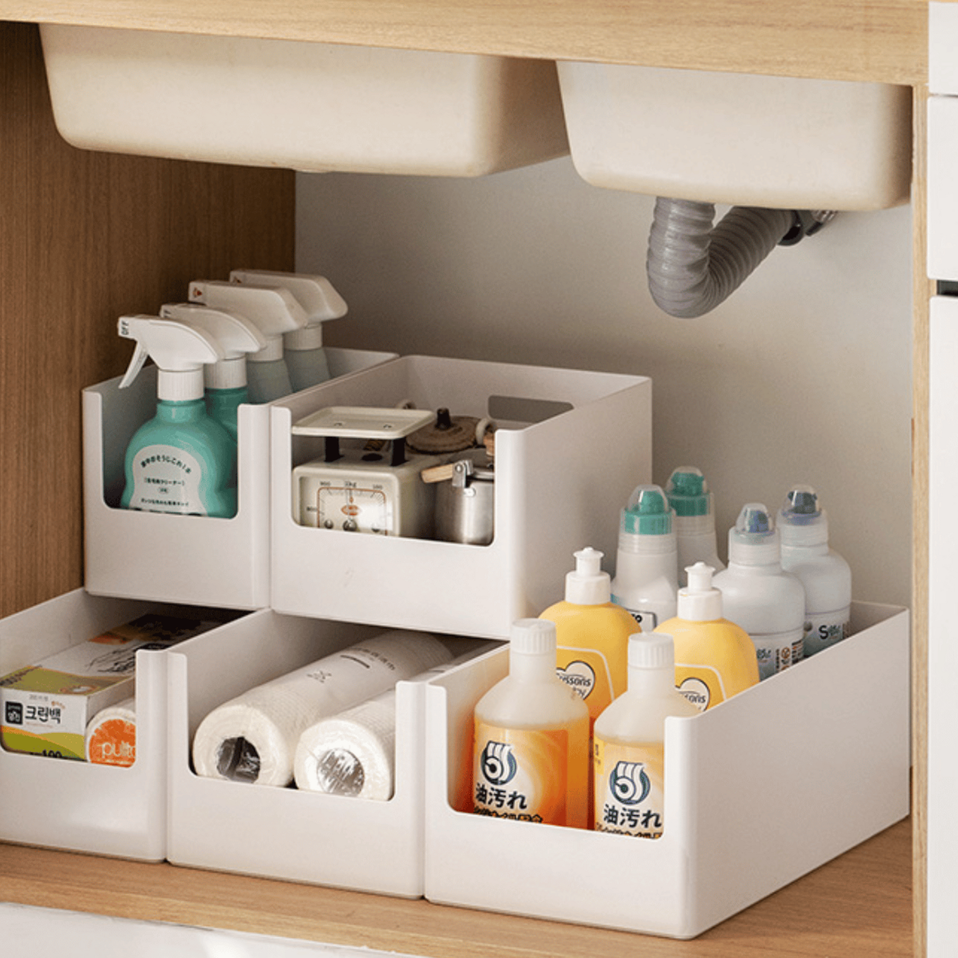 Zenlife Ridge Storage Box, White