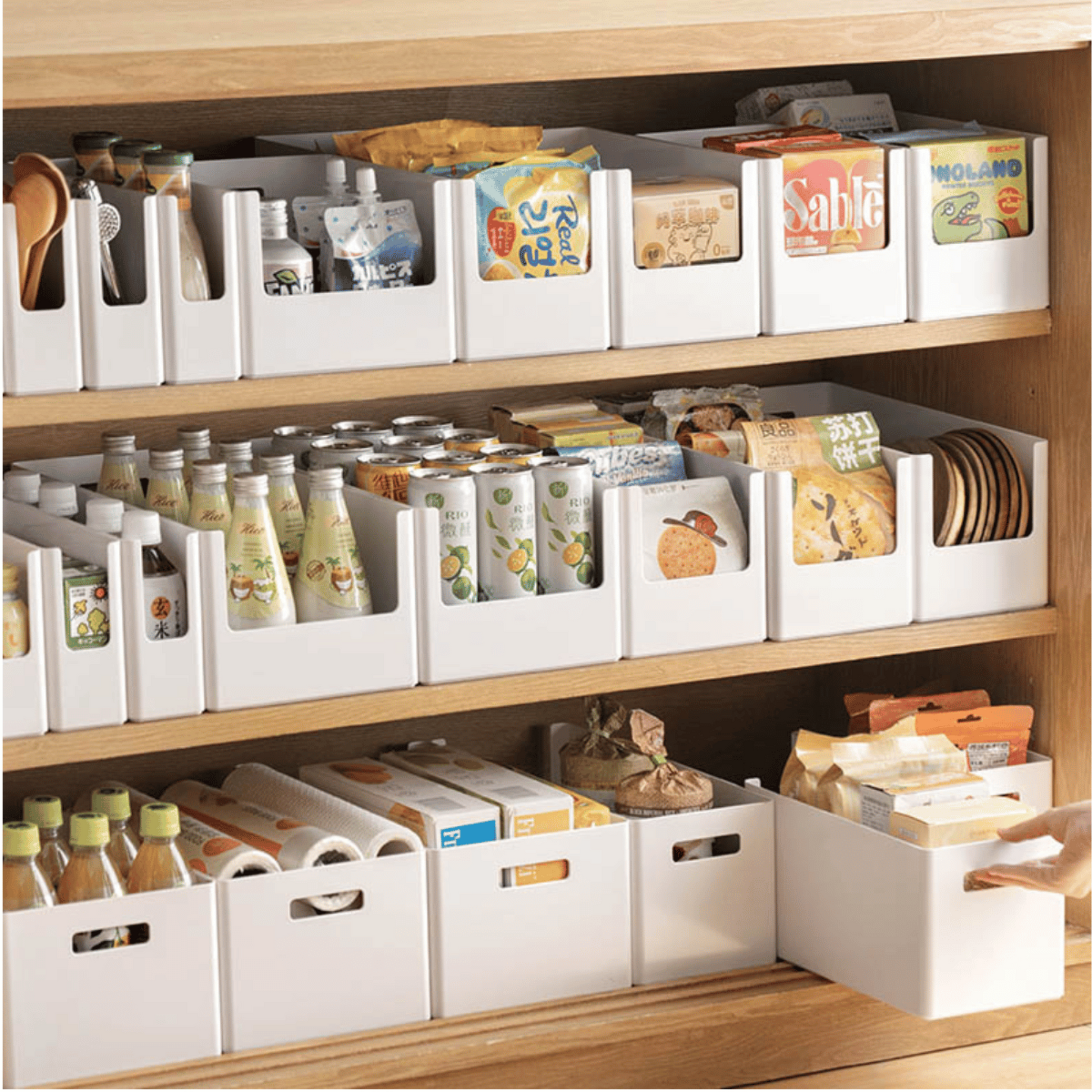 Zenlife Ridge Storage Box, White