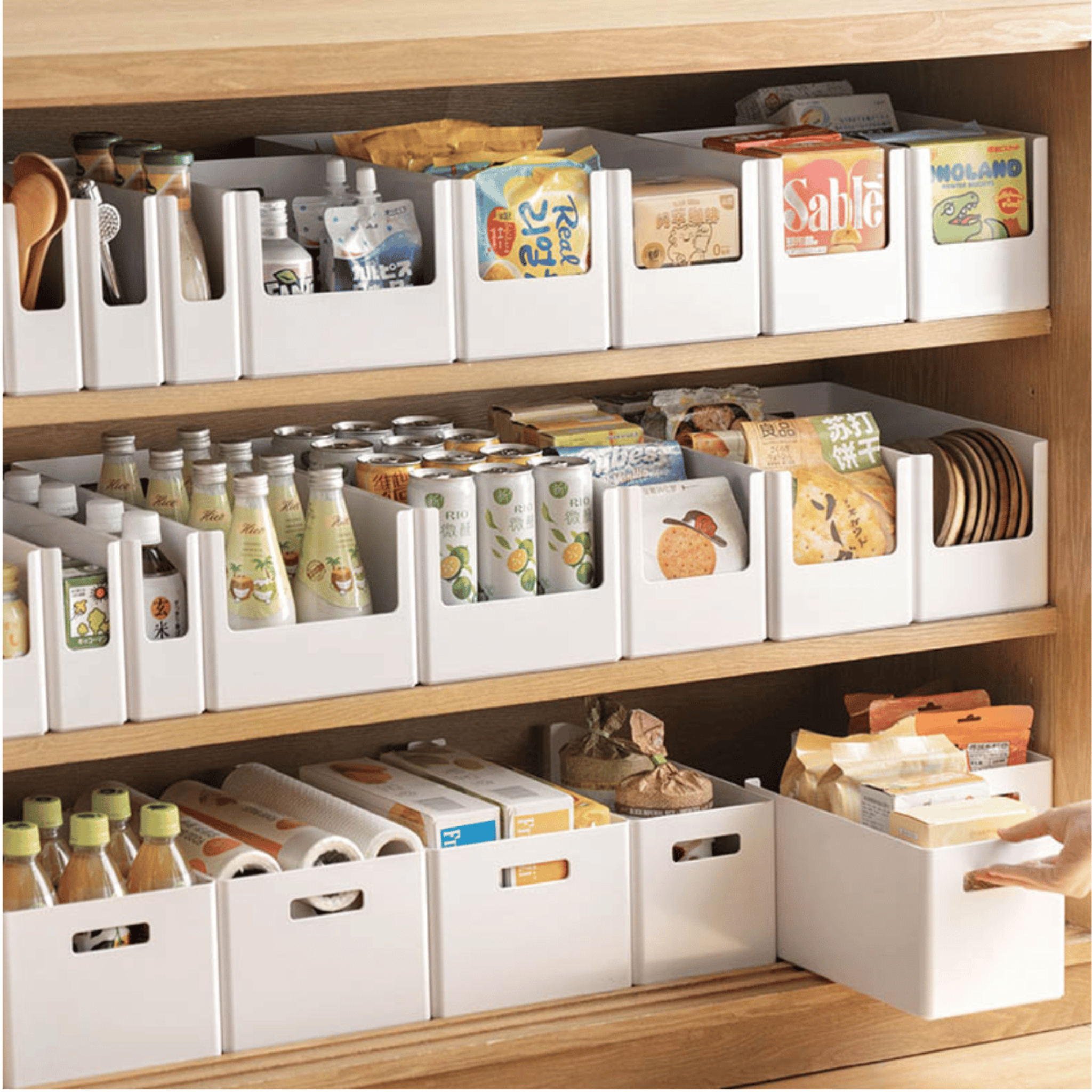 Zenlife Ridge Storage Box, White