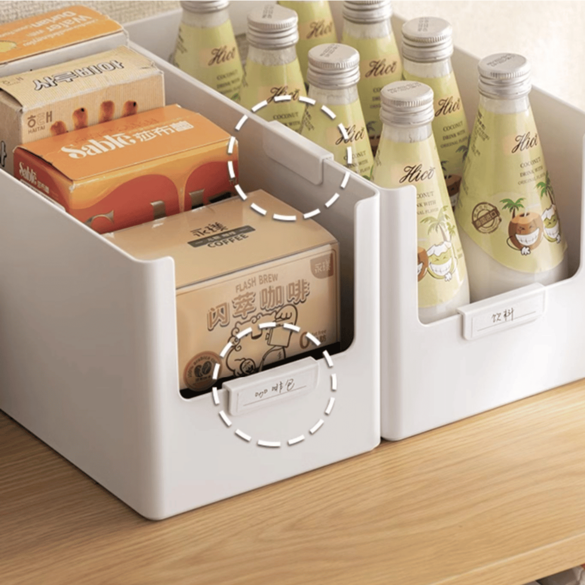 Zenlife Ridge Storage Box, White