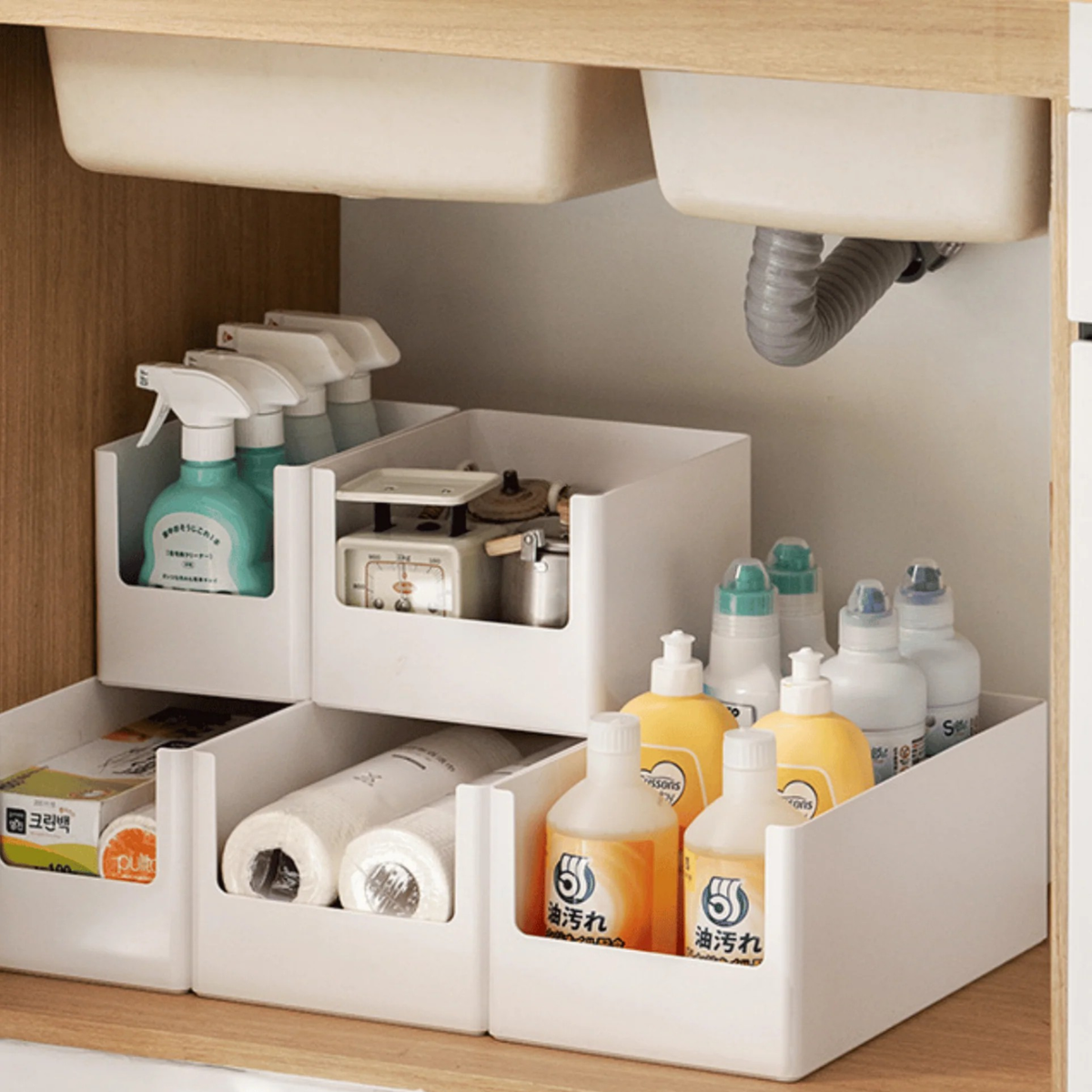 Zenlife Ridge Storage Box, White