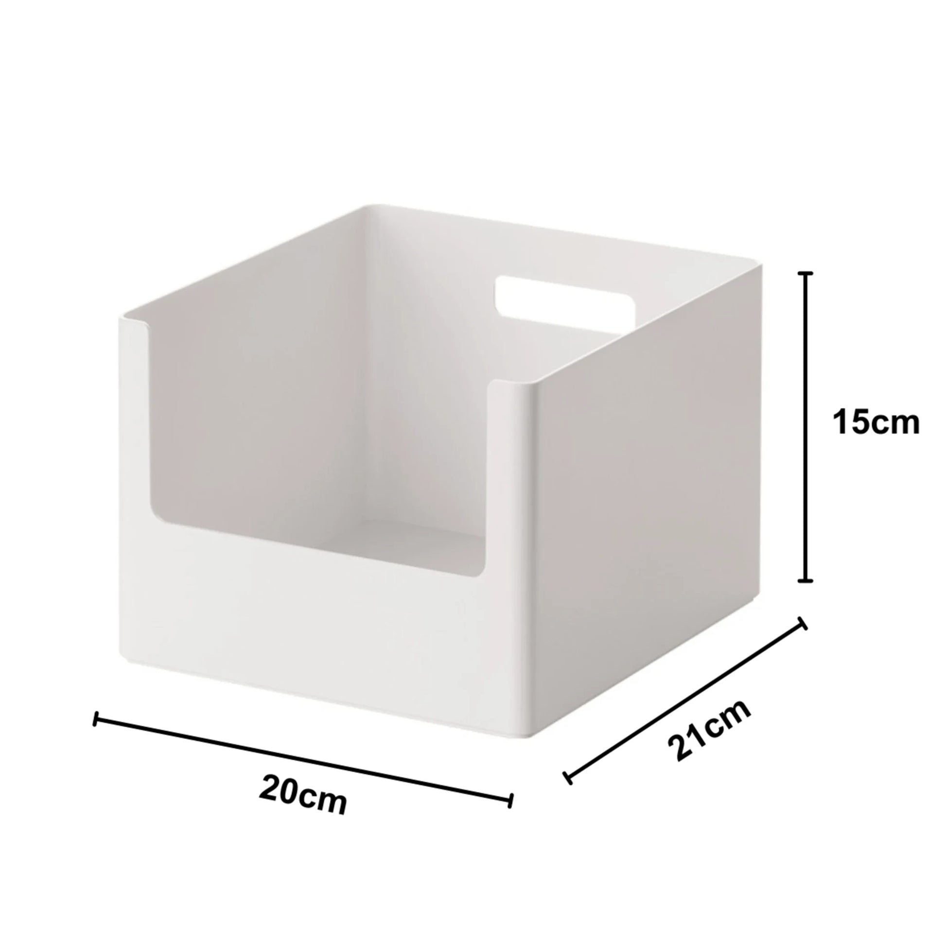Zenlife Ridge Storage Box, White