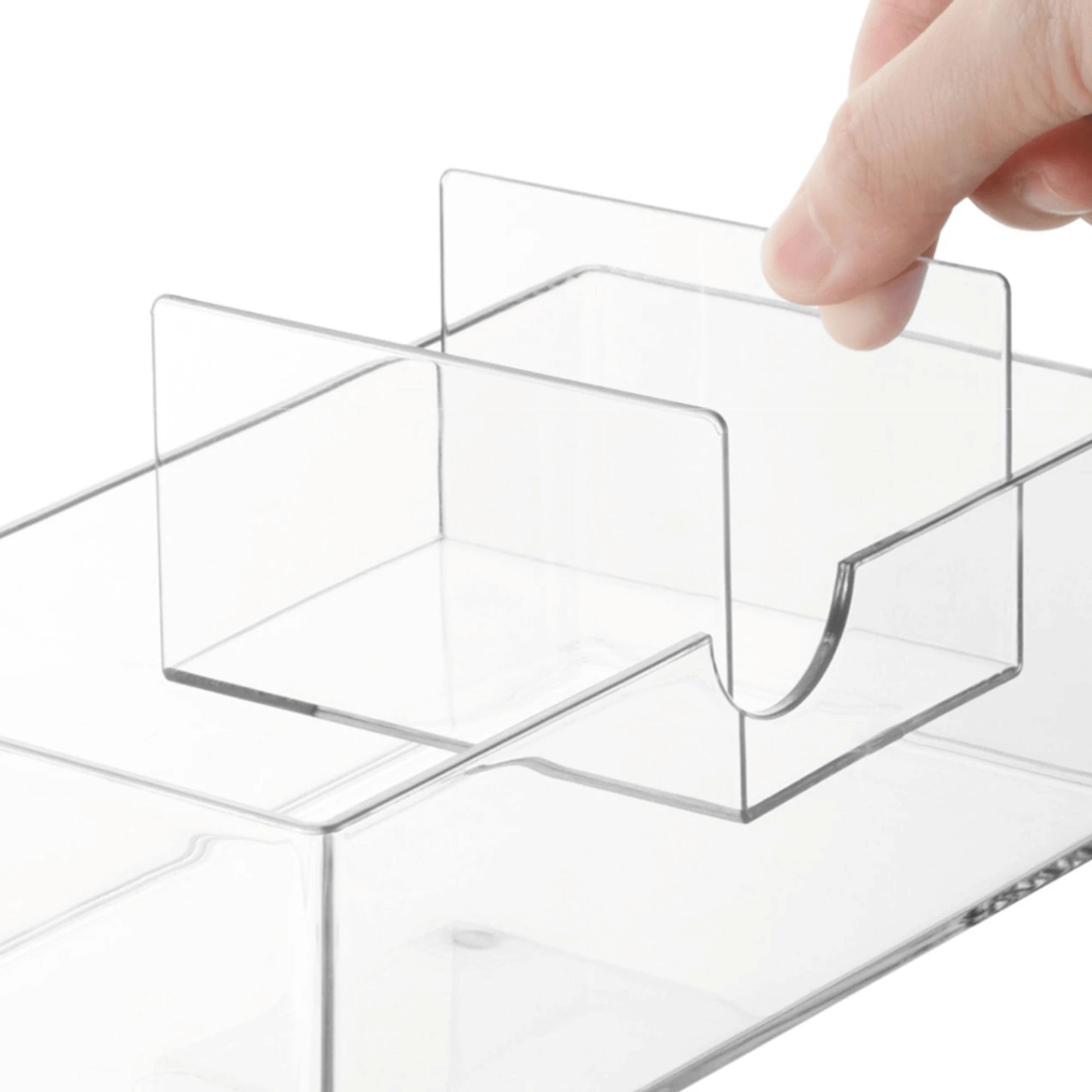Zenlife Ridge Pull-Out Storage Box, with Multi Compartments