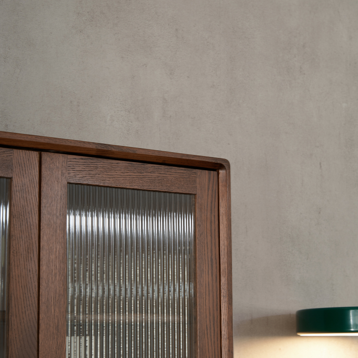 Solidwood Seattle Open Bookcase with 2 Drawers, Walnut Oak, W50cm